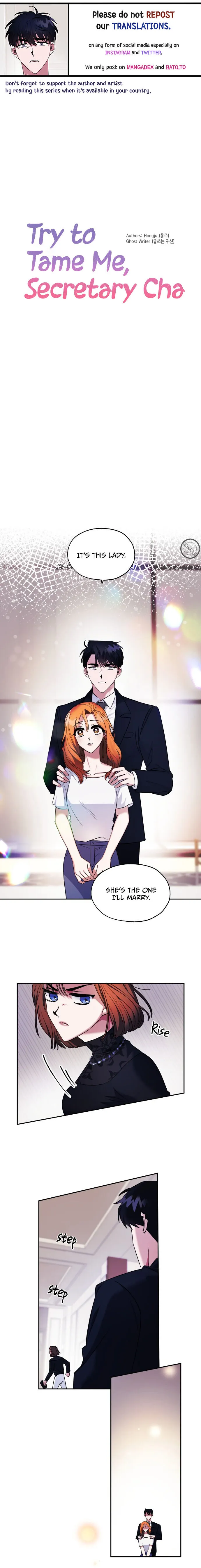 Try To Tame Me, Secretary Cha Chapter 2 page 1 - 