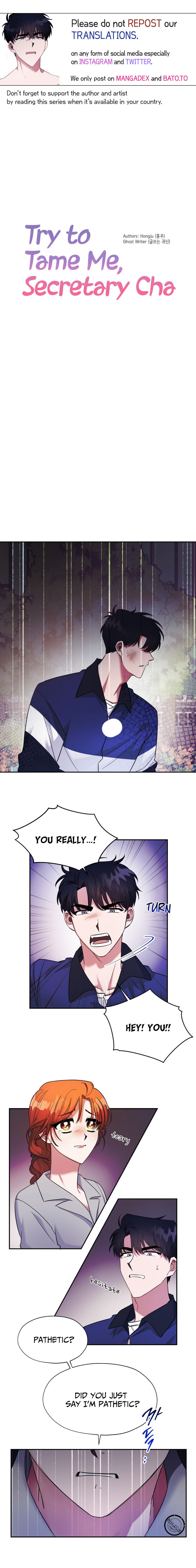Try to Tame Me, Secretary Cha Chapter 4 page 1 - 