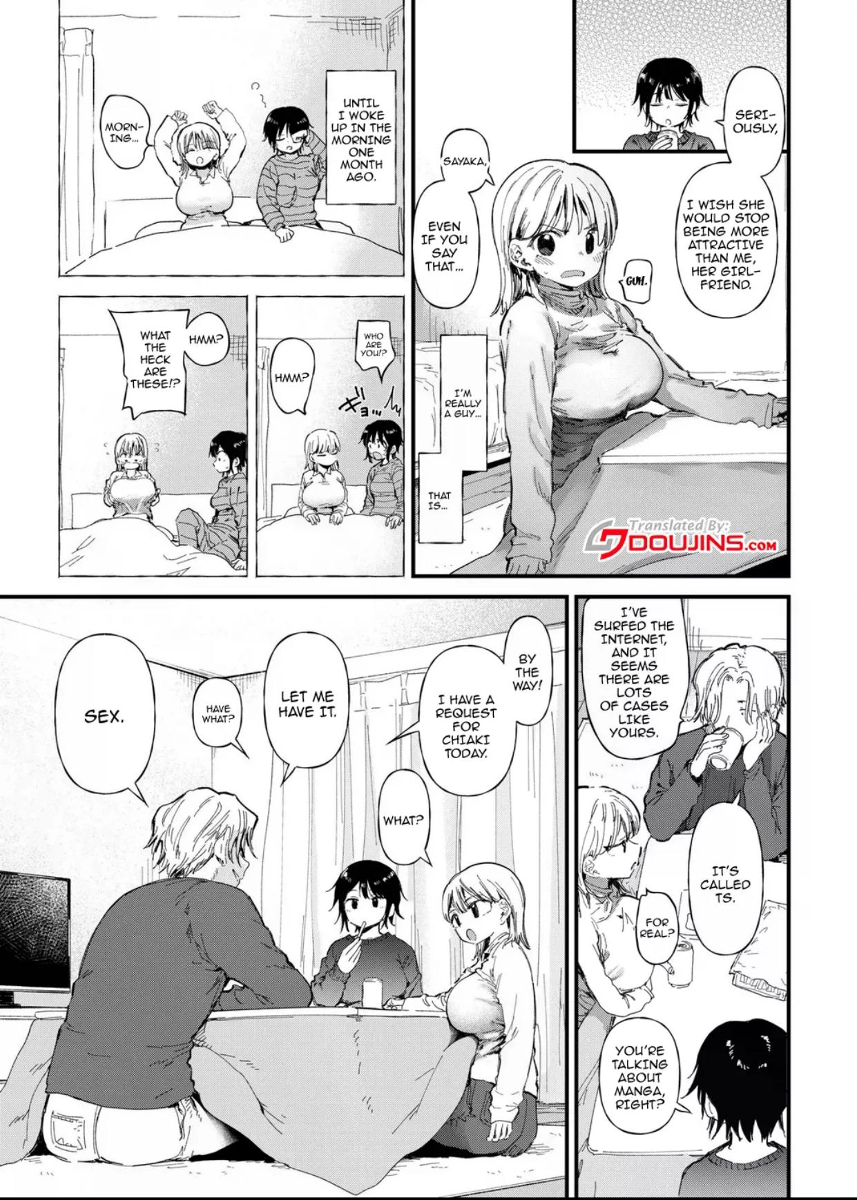 TS shitara Tomodachi ni Yararetashi Kanojo mo NTRreta Hanashi Chapter 1 page 3 - 