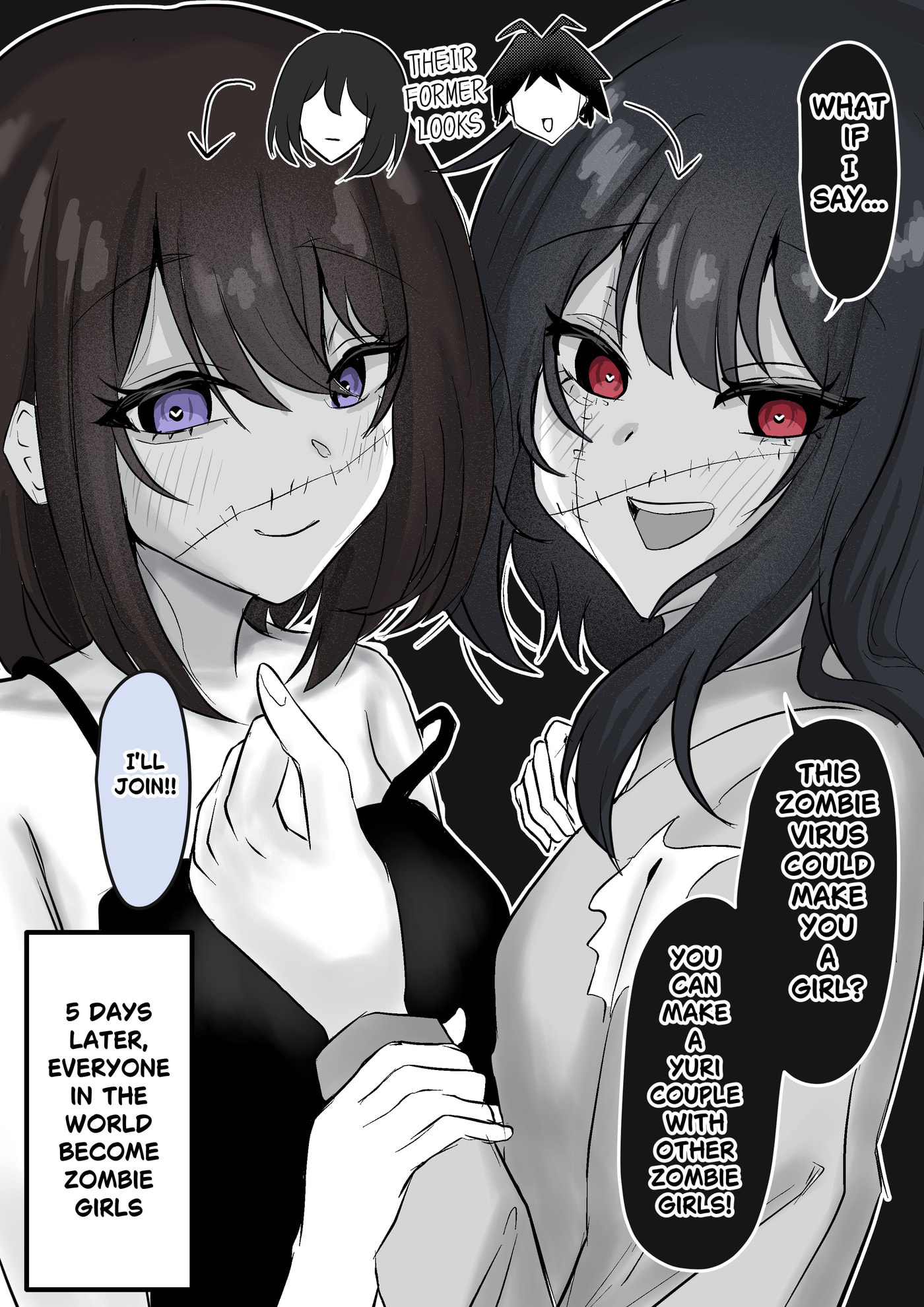 TS Zombie Virus Chapter 1 page 2 - 