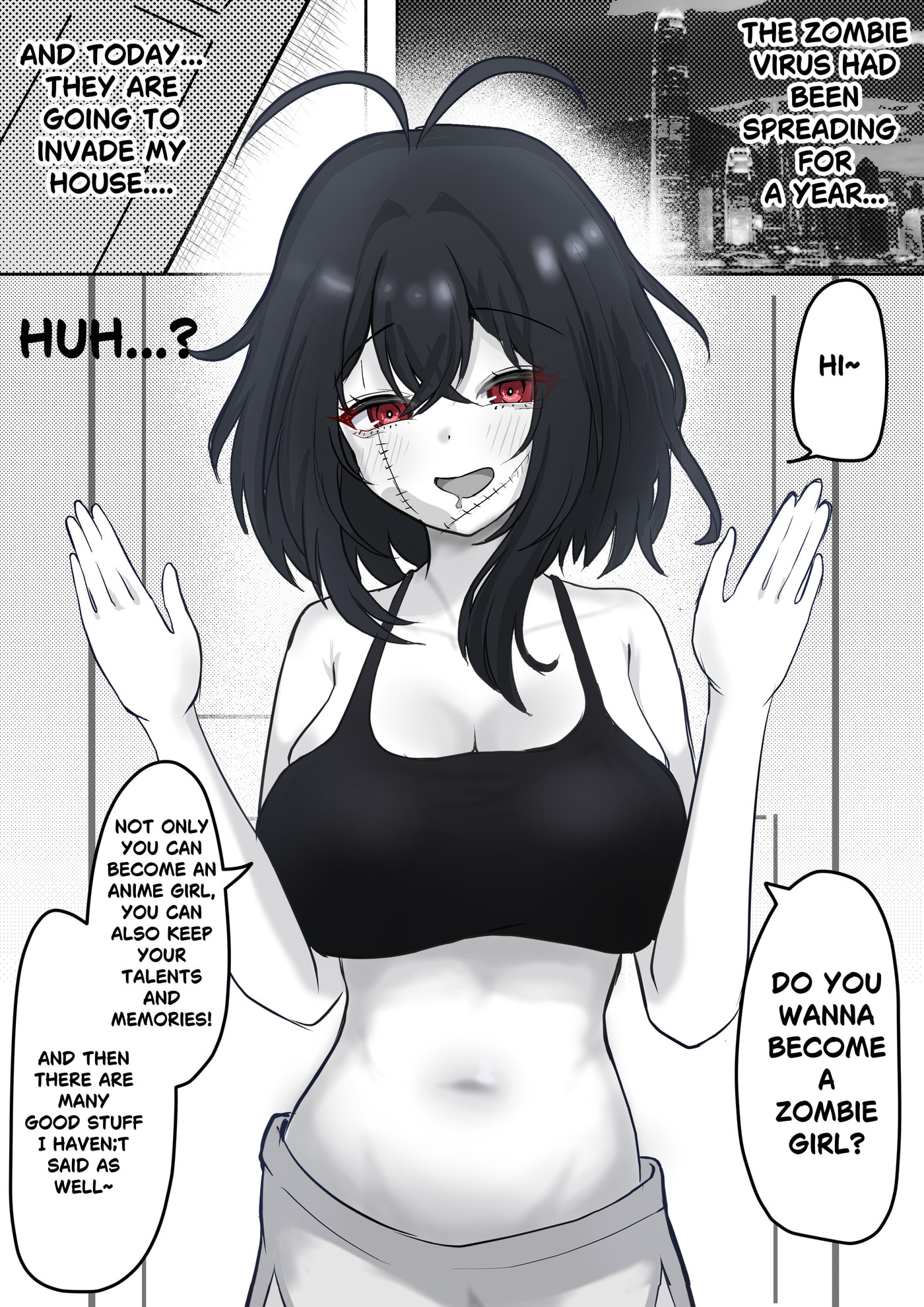 TS Zombie Virus Chapter 2 page 1 - 