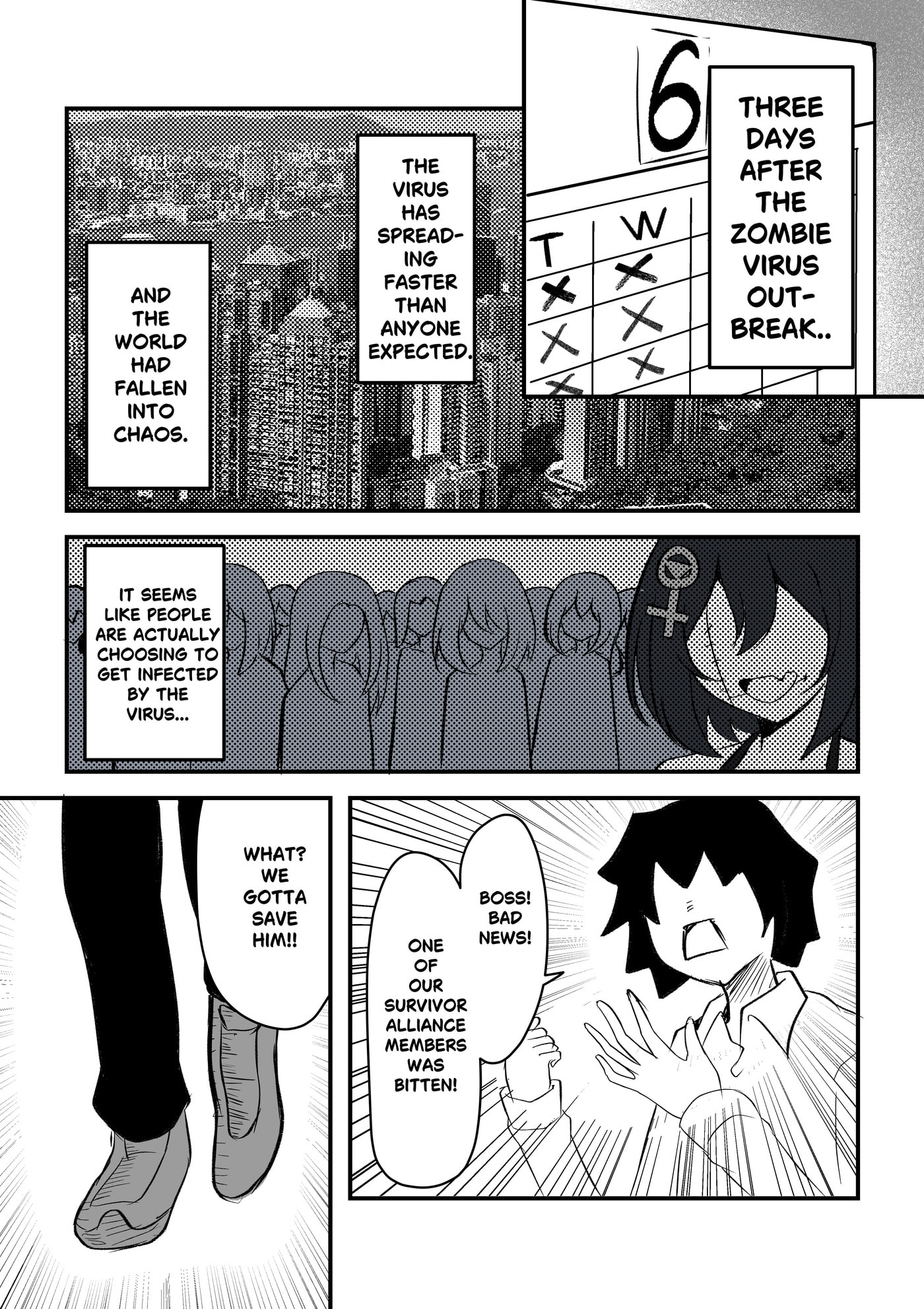 TS Zombie Virus Chapter 4 page 1 - 