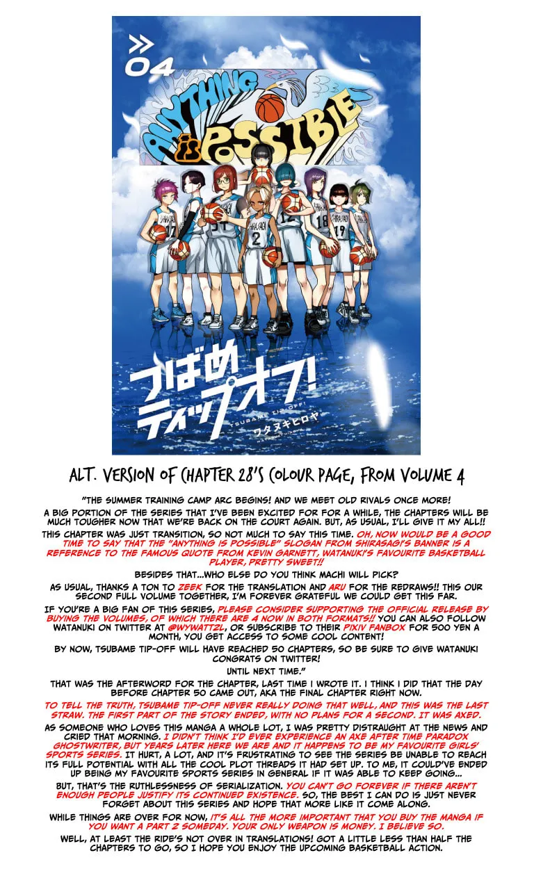Tsubame Tip Off! Chapter 28 page 37 - 