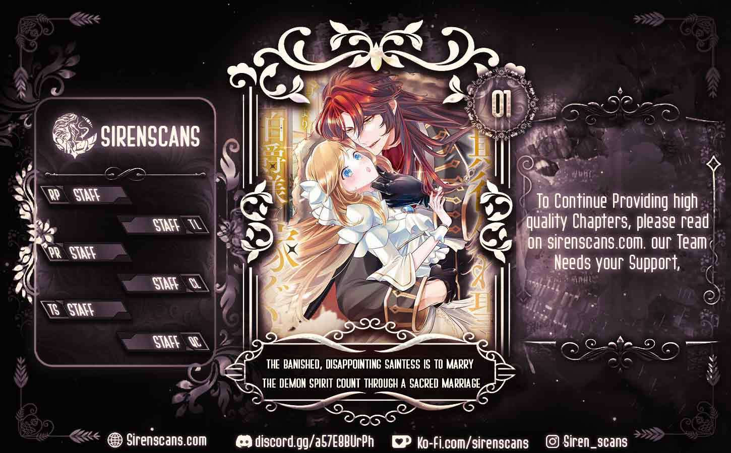 Tsuiho Sareta Kitai Hazure Seijo Desu ga, Seikon ni Yori Marei Hakushaku-sama ni Totsugu Koto ni Narimashita Chapter 1 page 1 - 