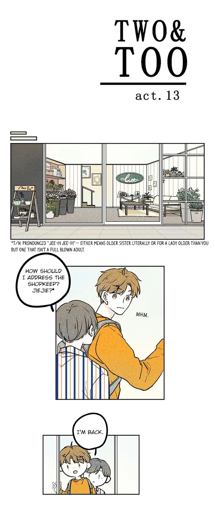 Two&Too Chapter 13 page 1 - 