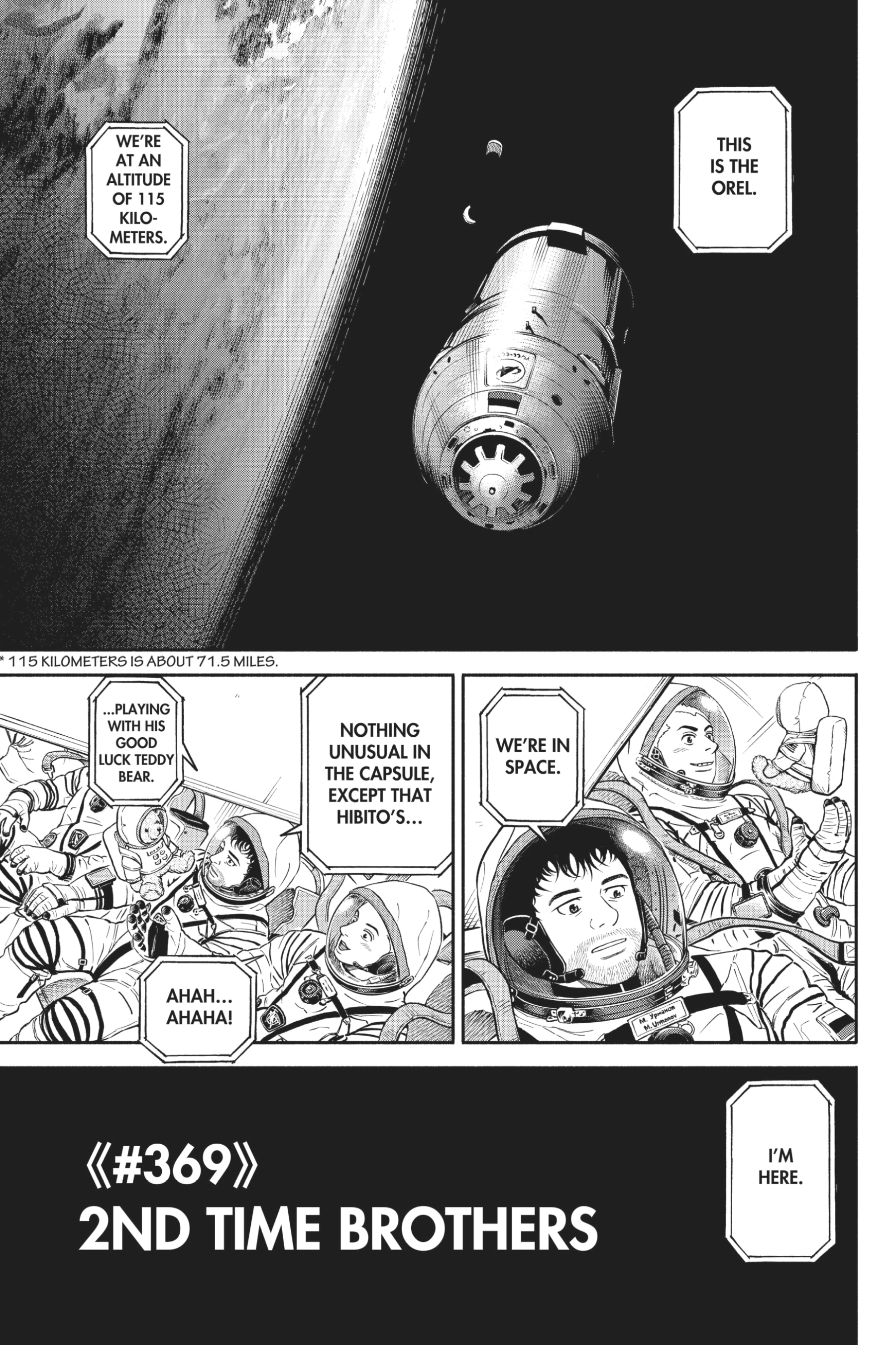 Uchuu Kyoudai - Digital Colored Comics Chapter 369 page 1 - 
