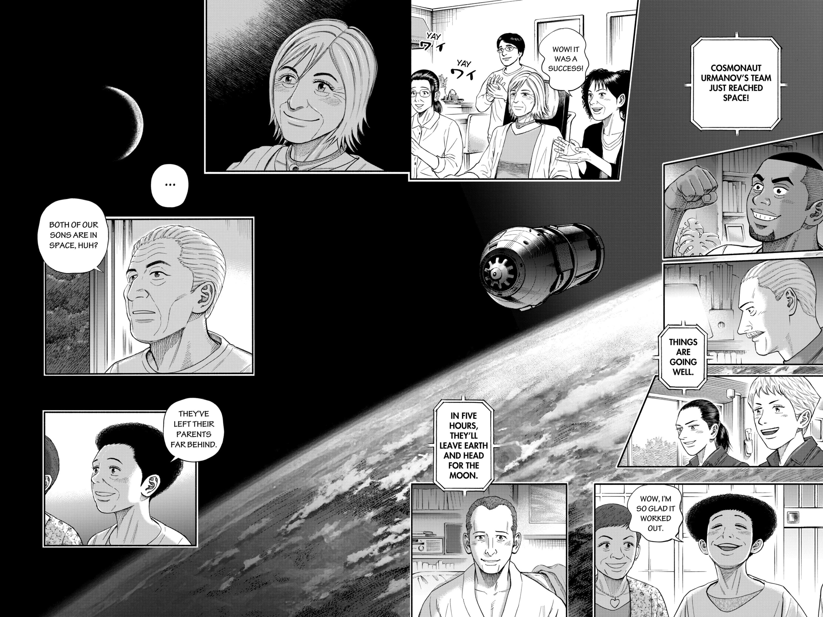 Uchuu Kyoudai - Digital Colored Comics Chapter 369 page 6 - 