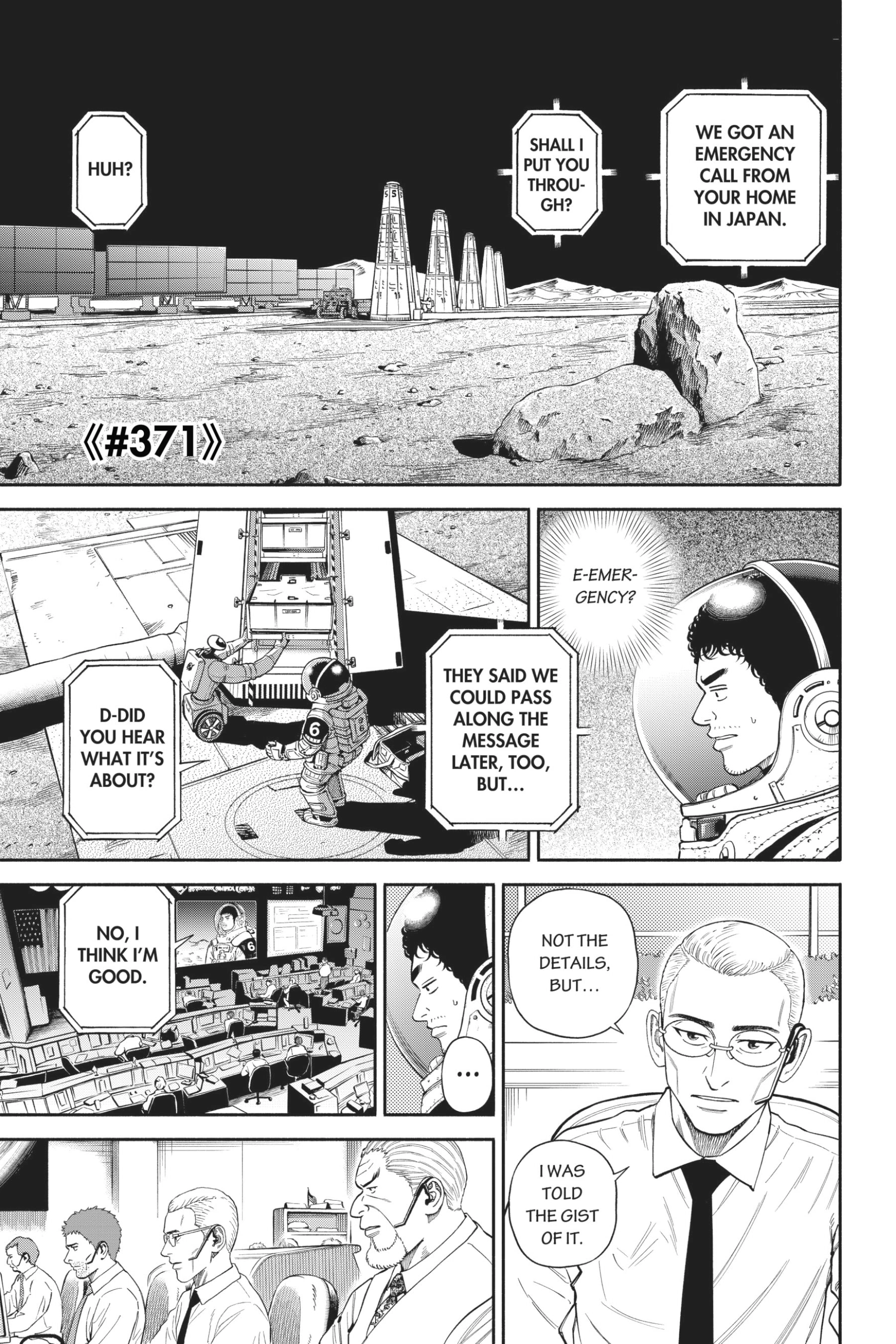 Uchuu Kyoudai - Digital Colored Comics Chapter 371 page 1 - 