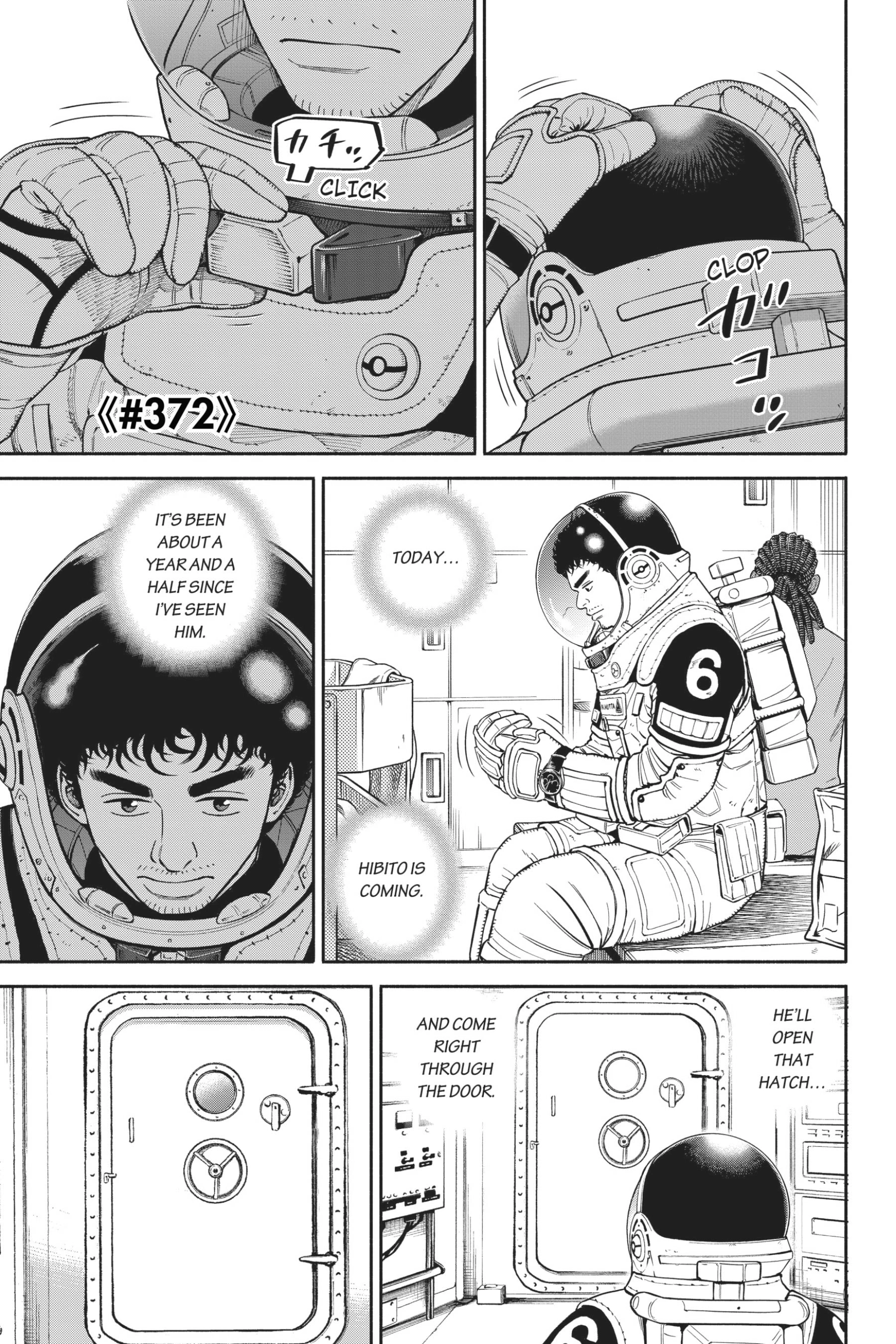 Uchuu Kyoudai - Digital Colored Comics Chapter 372 page 1 - 