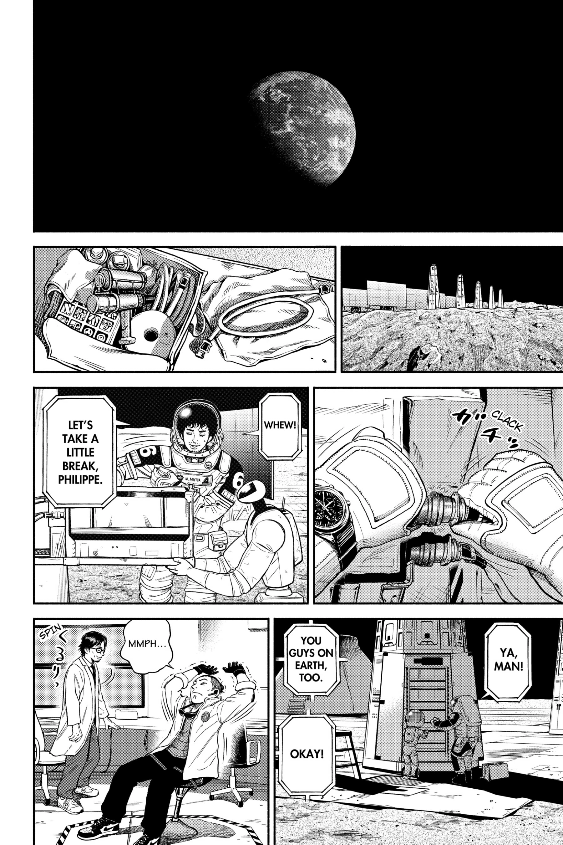 Uchuu Kyoudai - Digital Colored Comics Chapter 372 page 12 - 