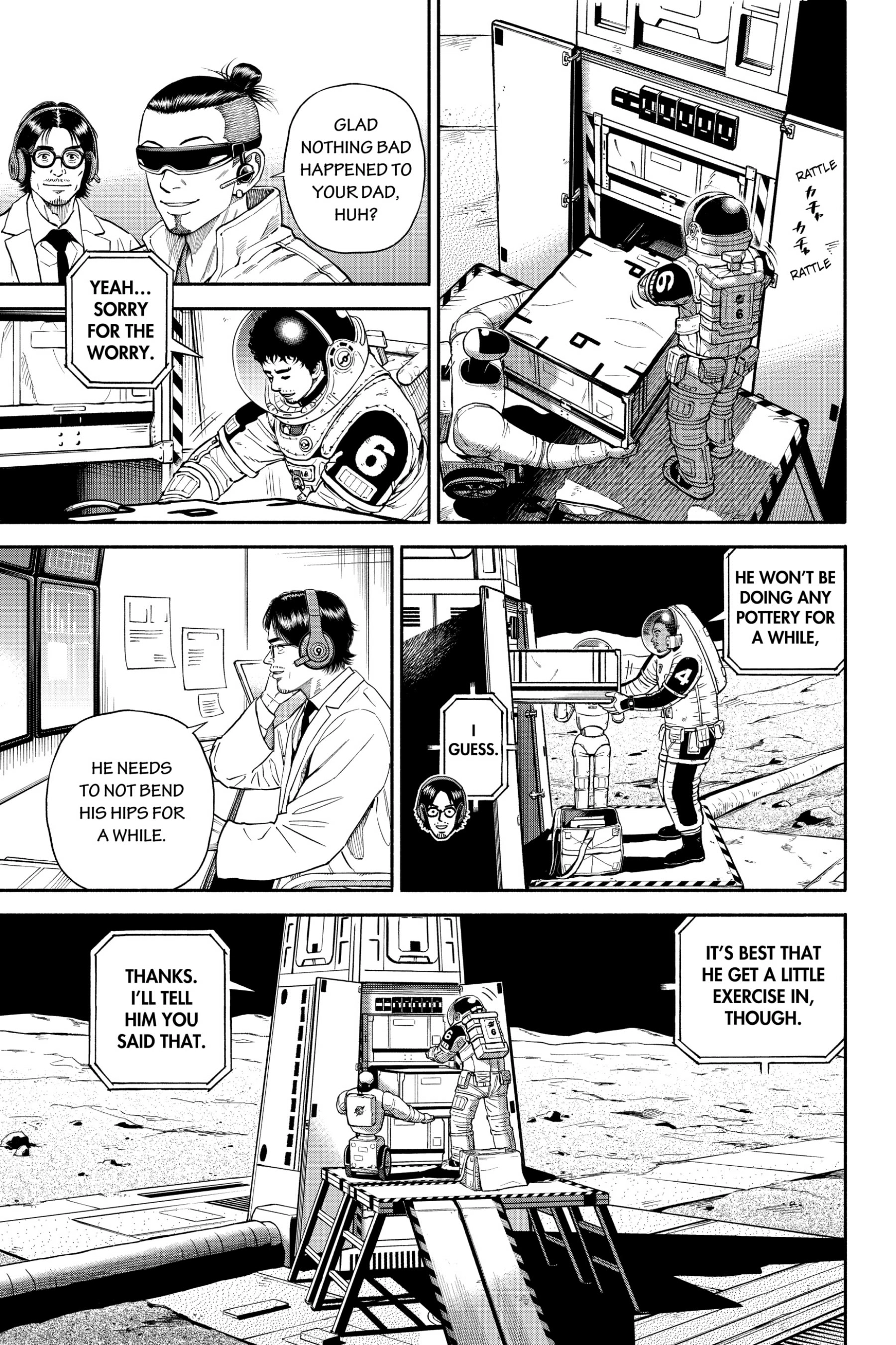 Uchuu Kyoudai - Digital Colored Comics Chapter 372 page 5 - 