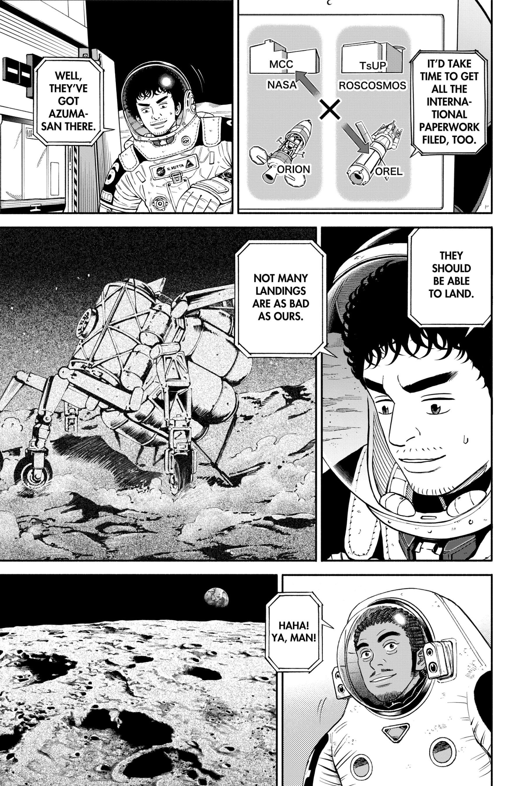 Uchuu Kyoudai - Digital Colored Comics Chapter 373 page 9 - 