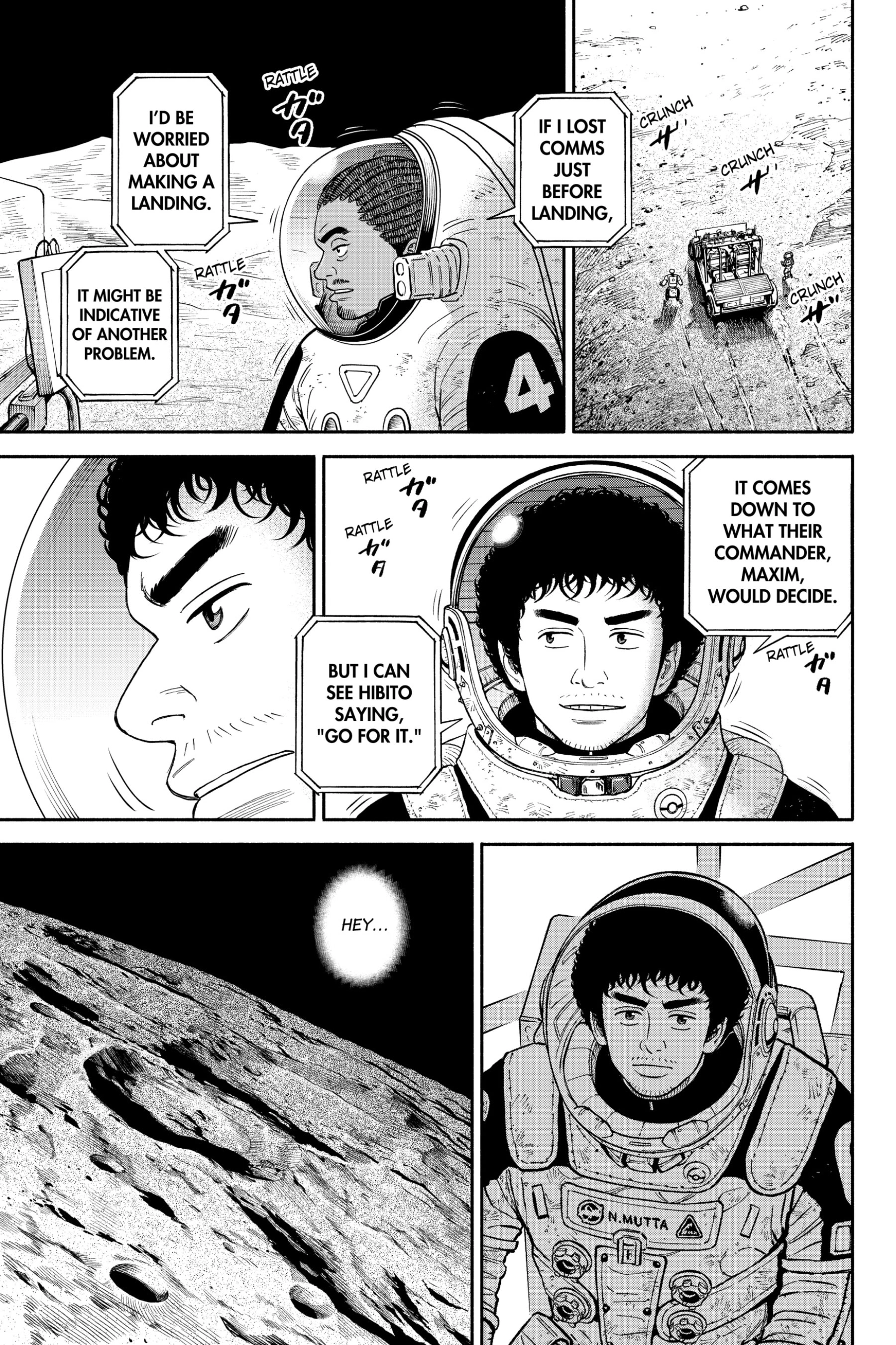 Uchuu Kyoudai - Digital Colored Comics Chapter 374 page 17 - 