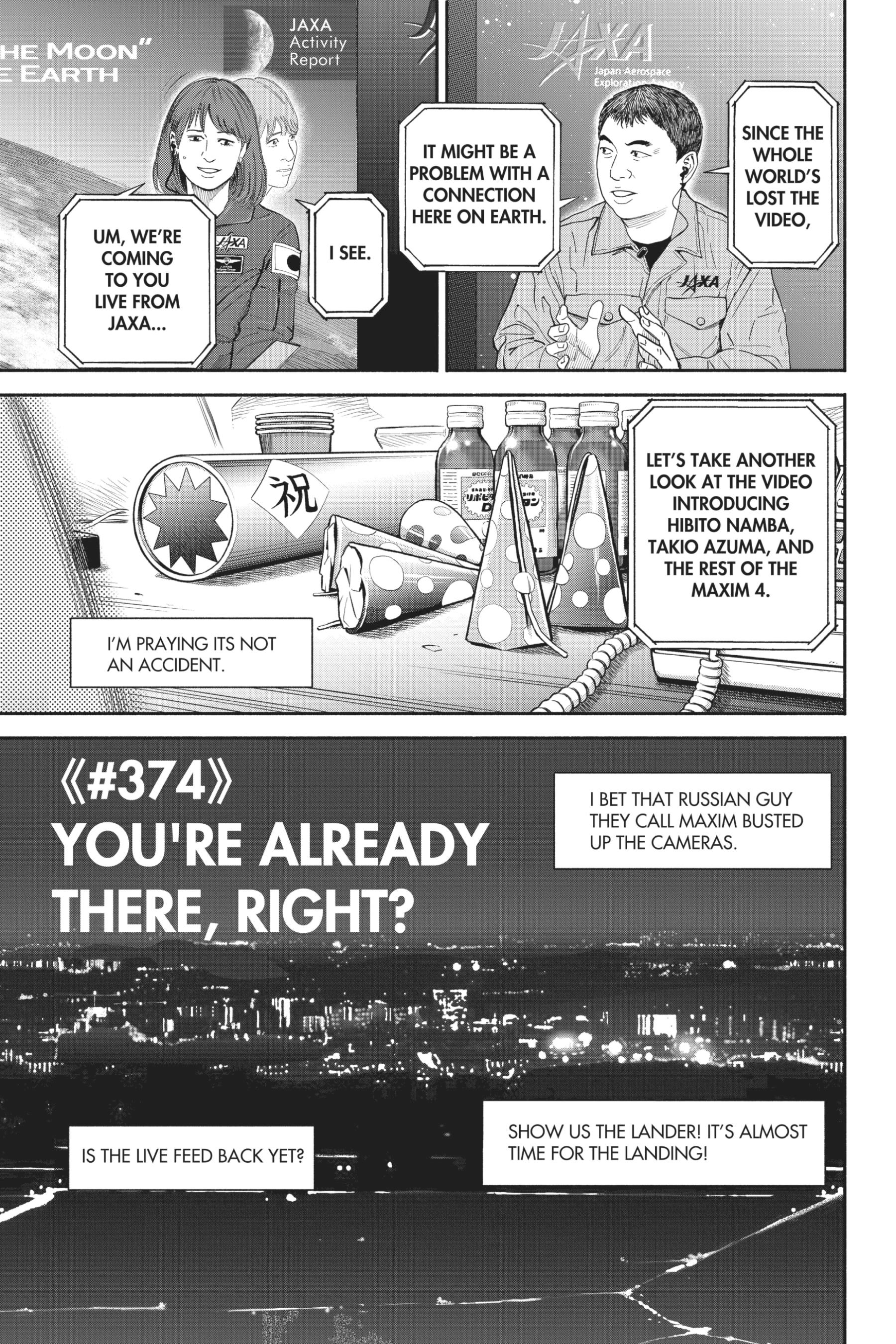 Uchuu Kyoudai - Digital Colored Comics Chapter 374 page 3 - 