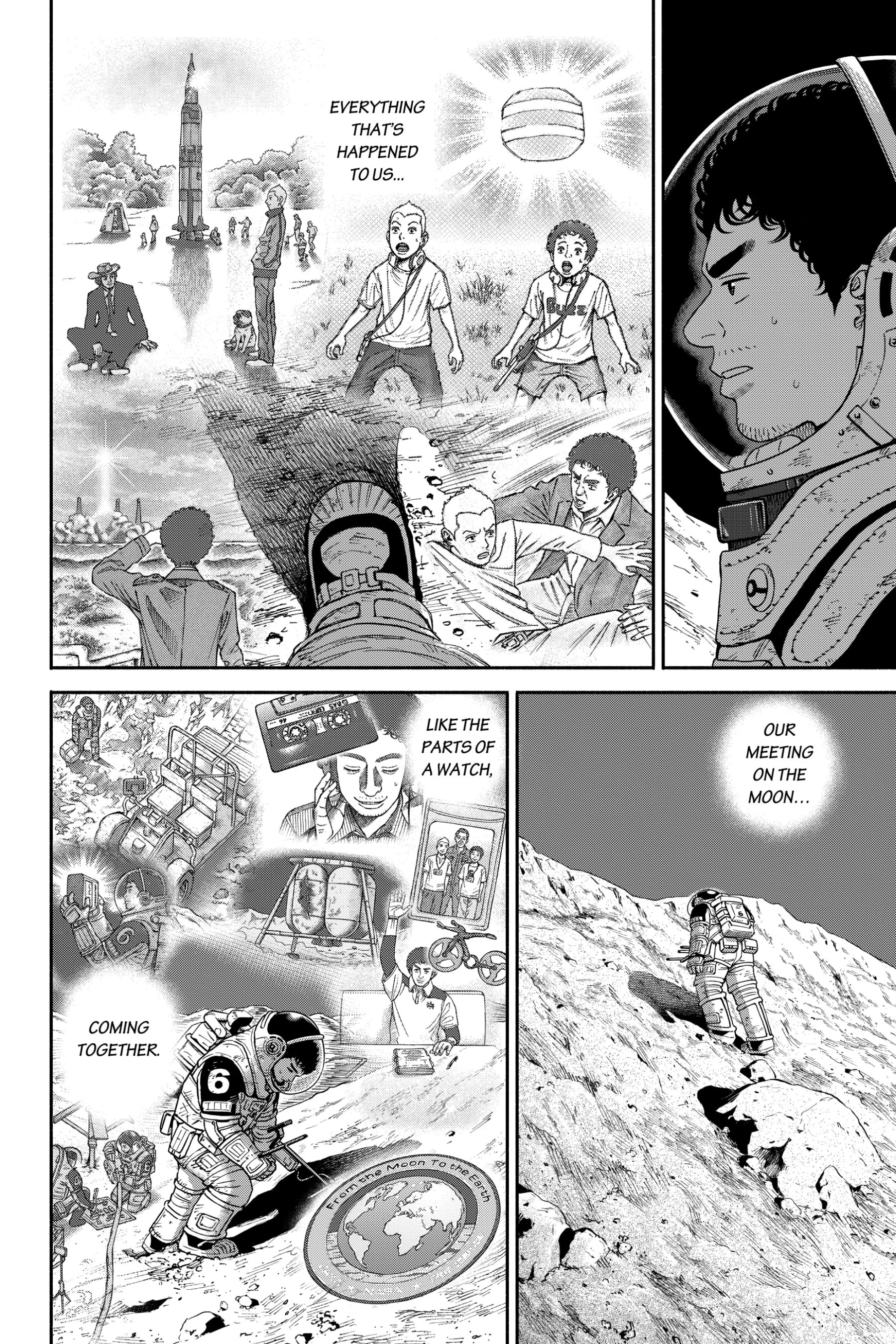 Uchuu Kyoudai - Digital Colored Comics Chapter 375 page 16 - 