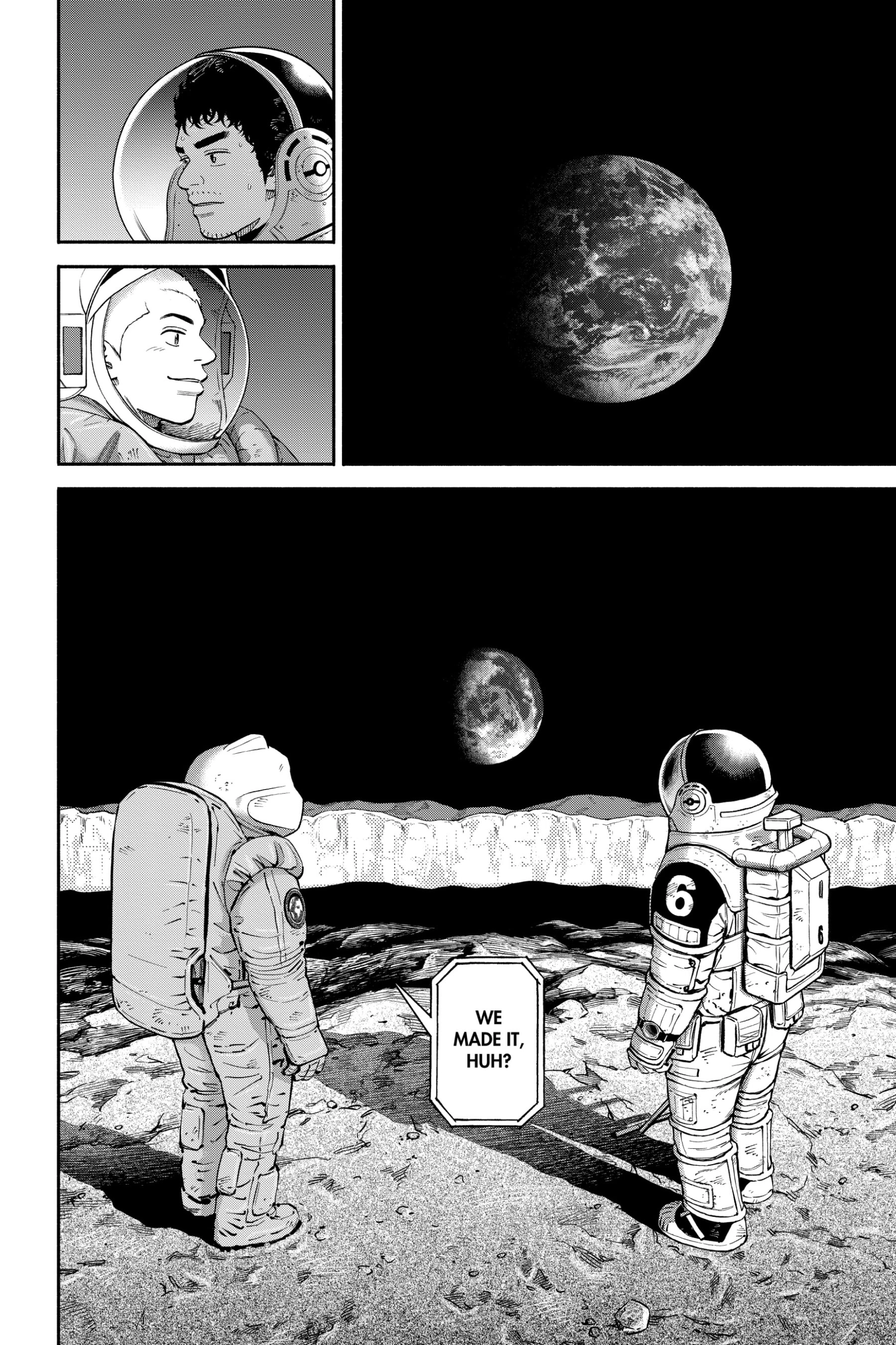 Uchuu Kyoudai - Digital Colored Comics Chapter 376 page 2 - 