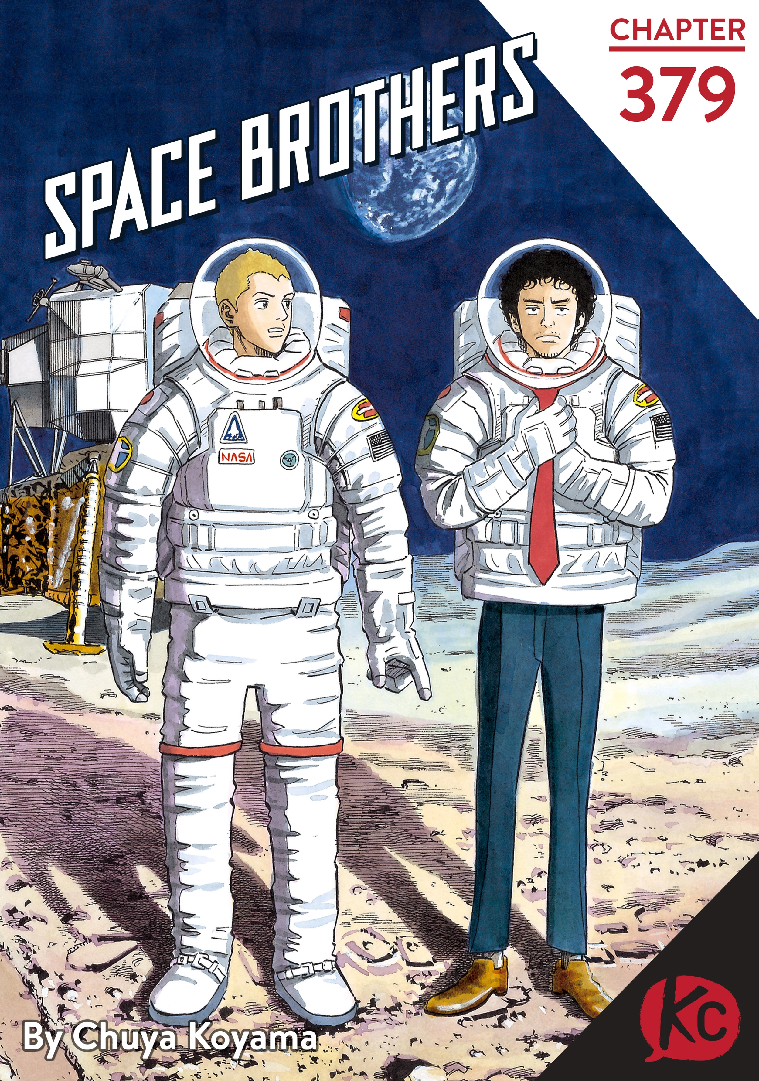 Uchuu Kyoudai - Digital Colored Comics Chapter 379 page 1 - 