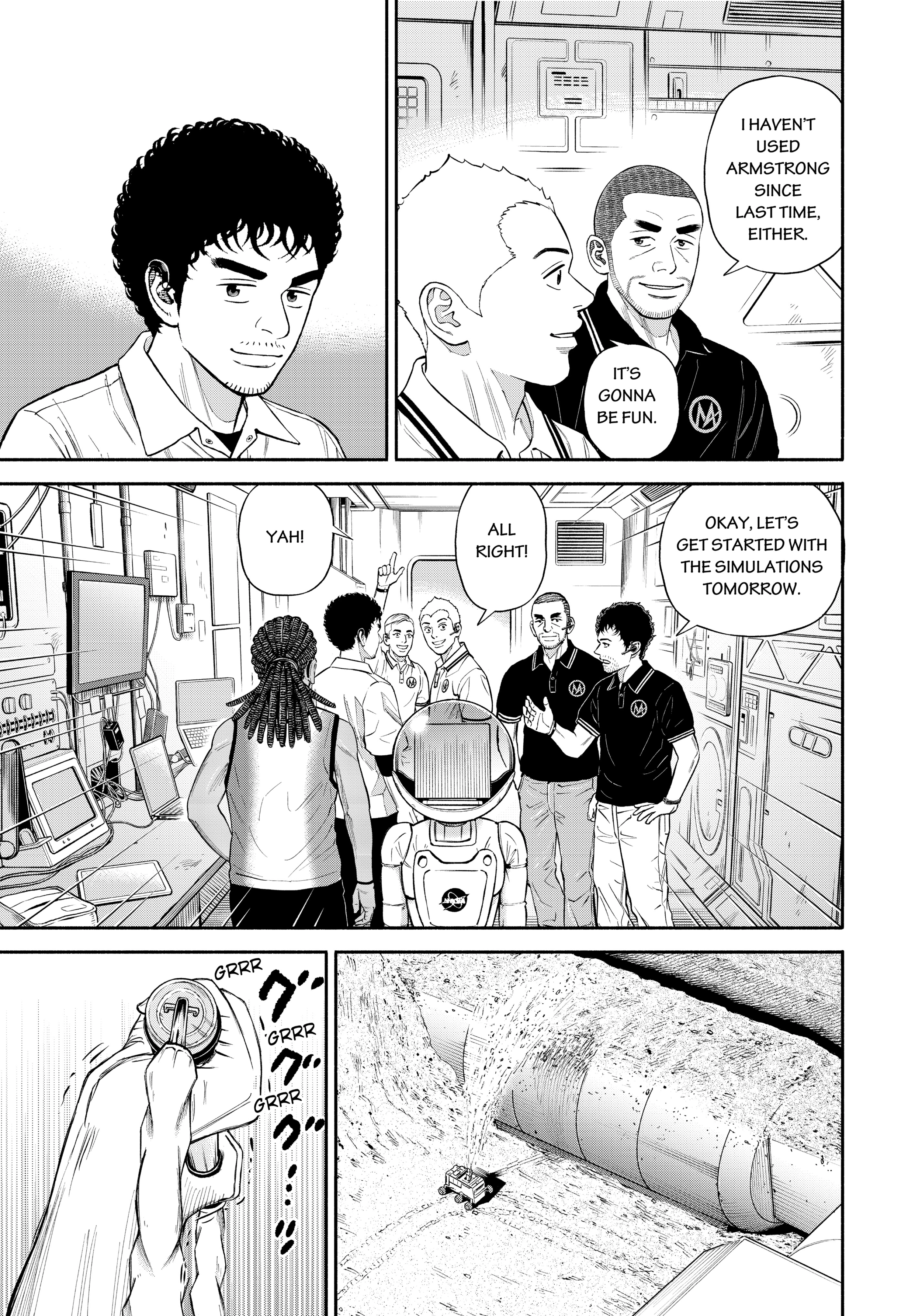 Uchuu Kyoudai - Digital Colored Comics Chapter 379 page 16 - 