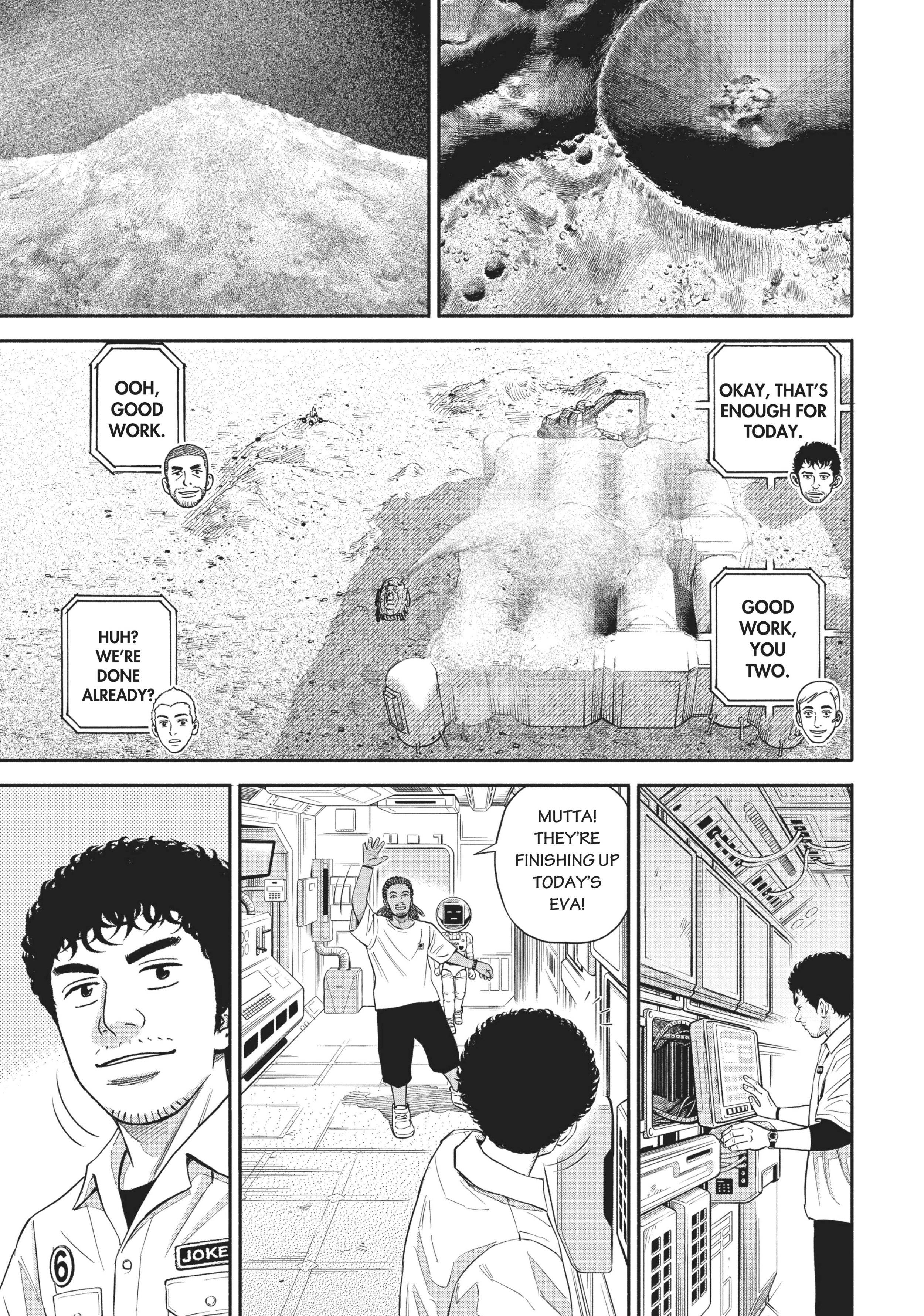 Uchuu Kyoudai - Digital Colored Comics Chapter 380 page 17 - 