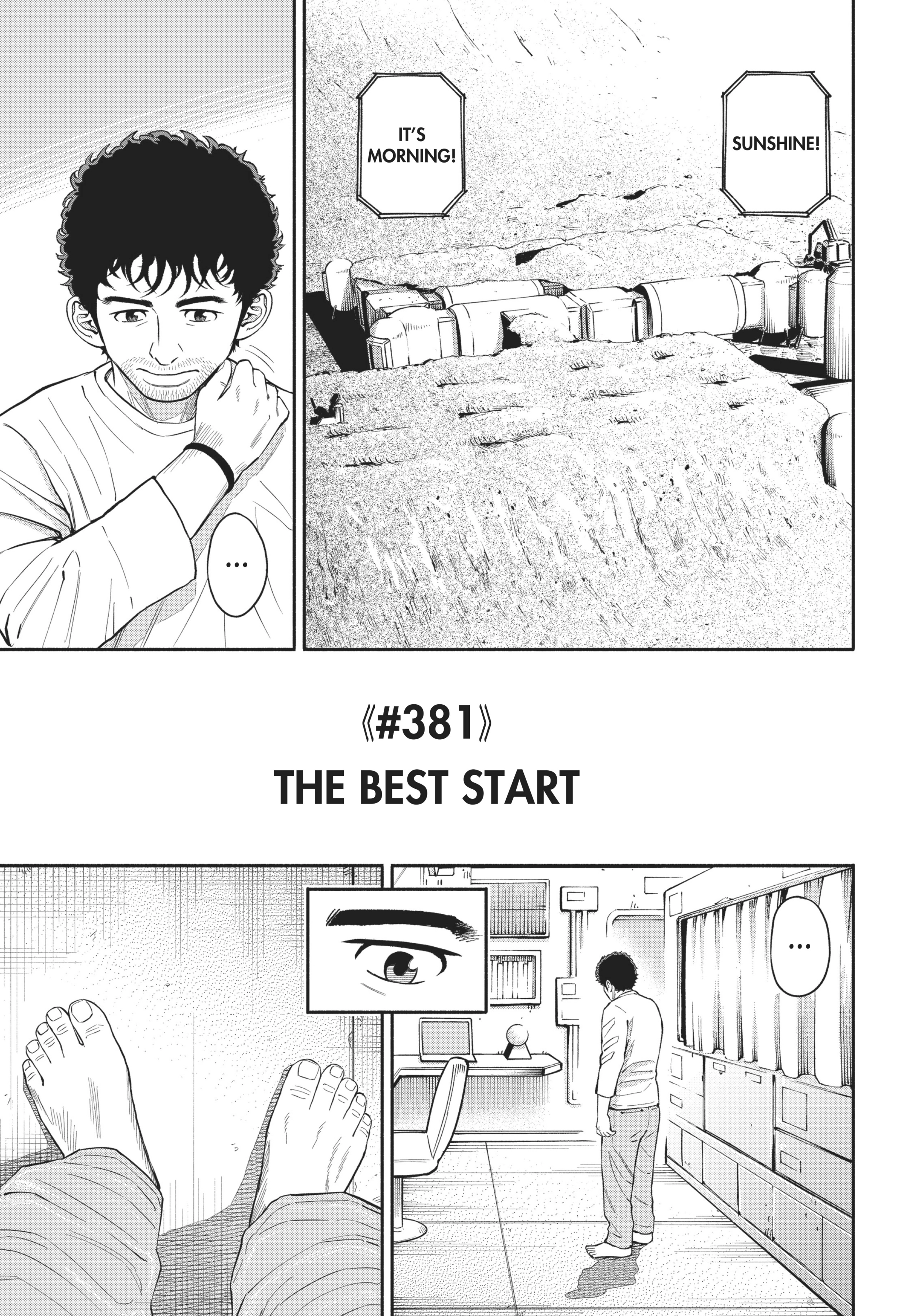 Uchuu Kyoudai - Digital Colored Comics Chapter 381 page 1 - 