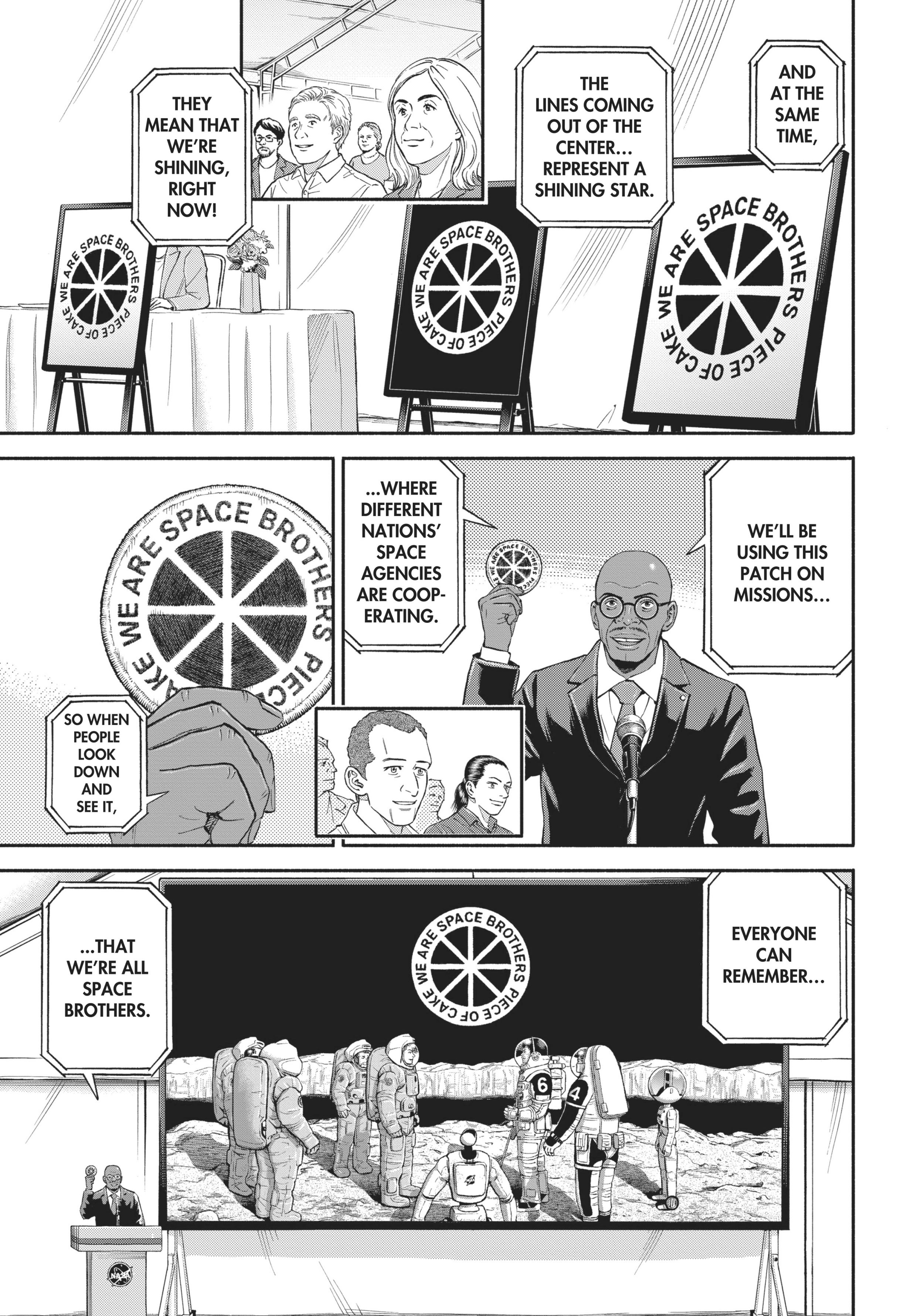 Uchuu Kyoudai - Digital Colored Comics Chapter 382 page 13 - 