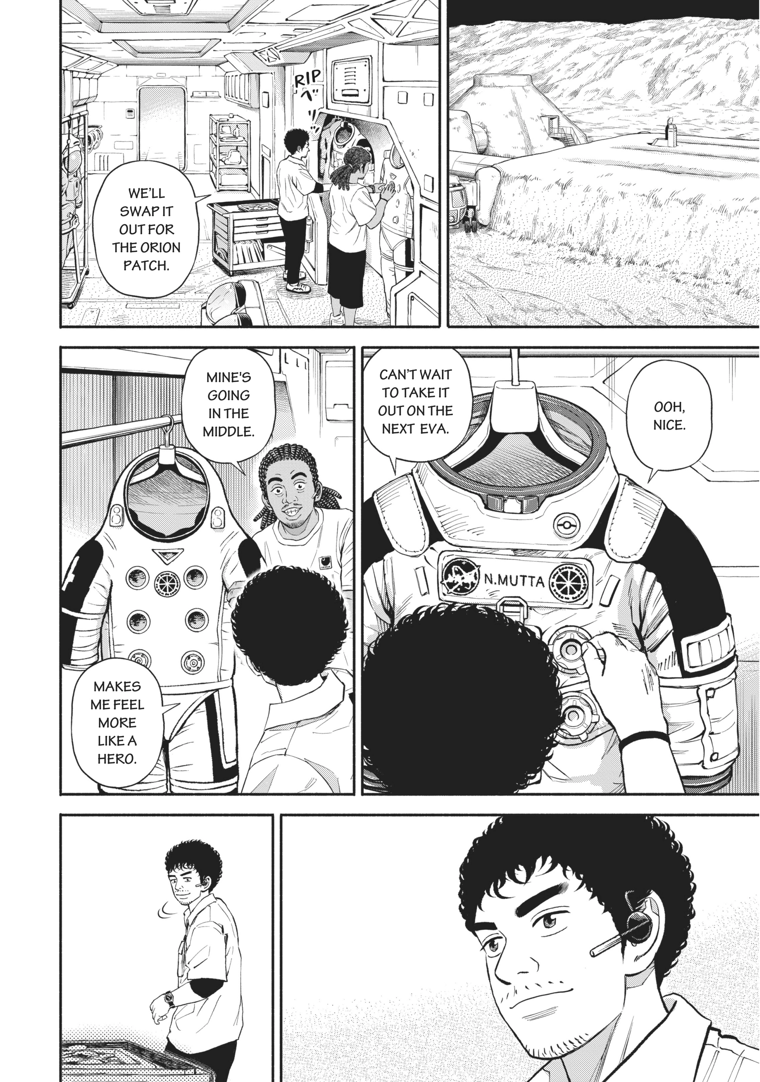 Uchuu Kyoudai - Digital Colored Comics Chapter 382 page 14 - 