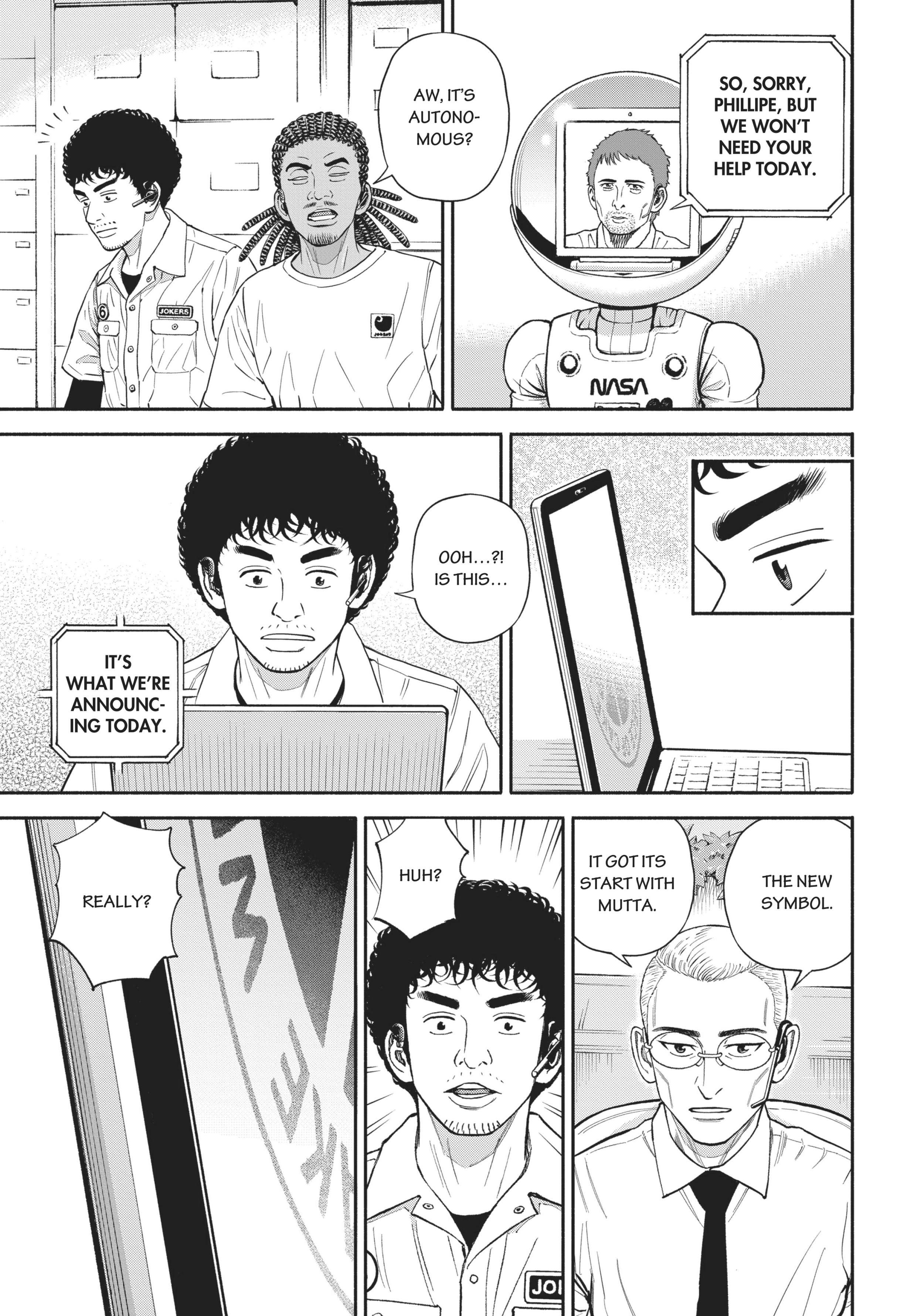 Uchuu Kyoudai - Digital Colored Comics Chapter 382 page 5 - 