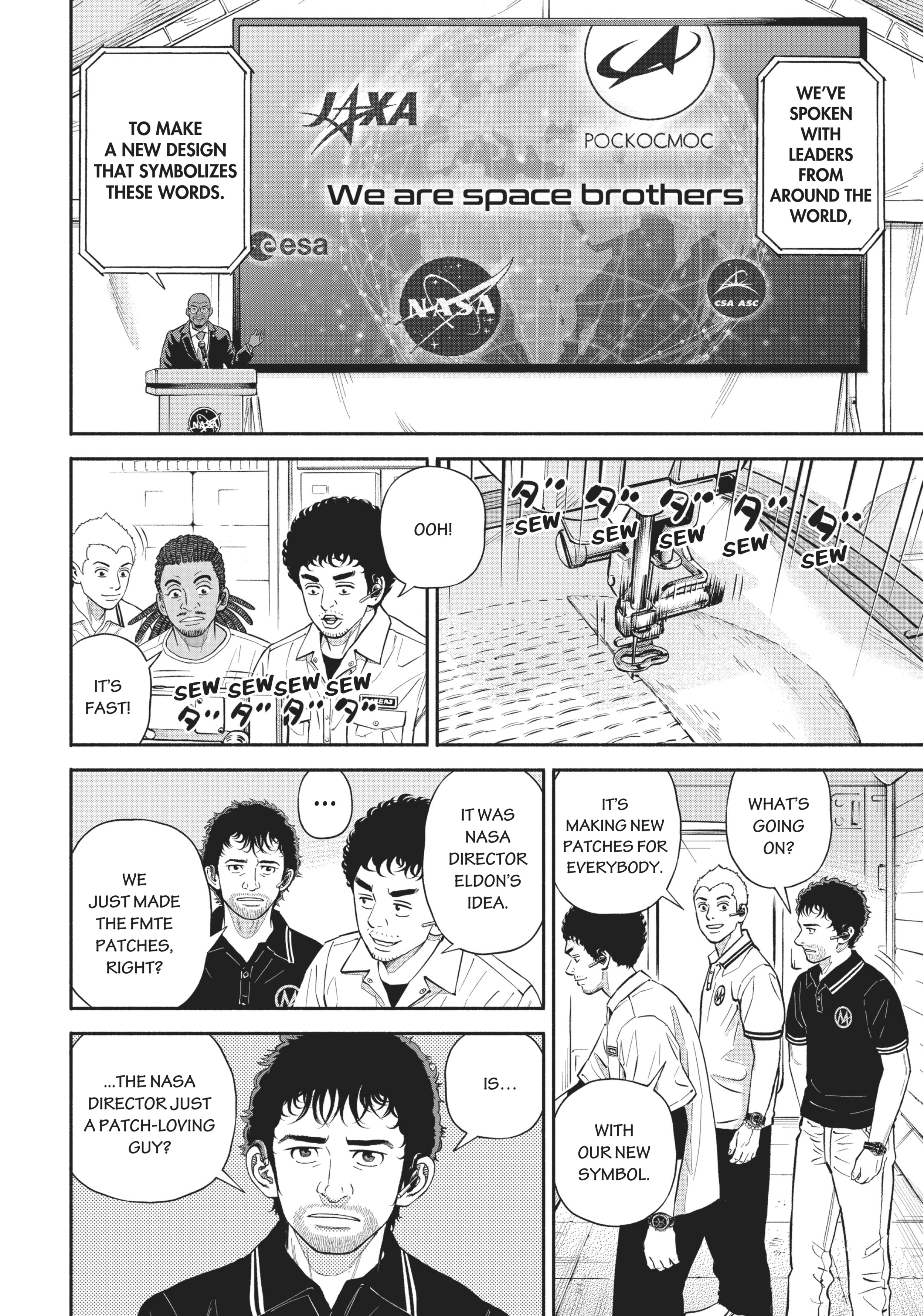 Uchuu Kyoudai - Digital Colored Comics Chapter 382 page 10 - 