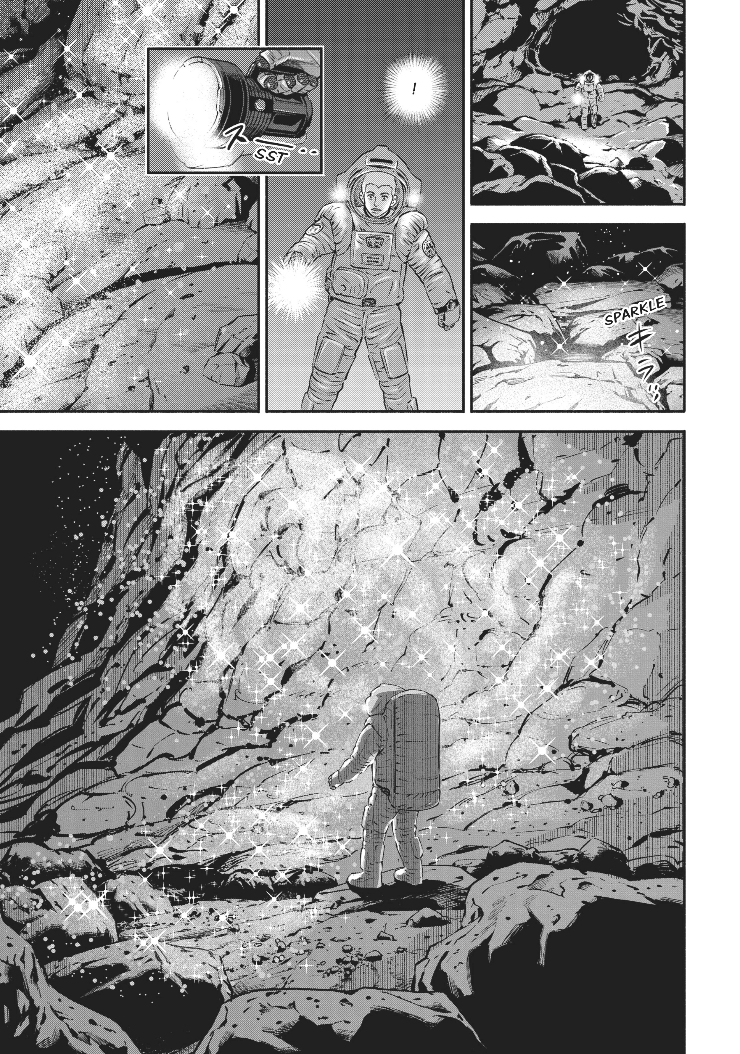 Uchuu Kyoudai - Digital Colored Comics Chapter 385 page 14 - 