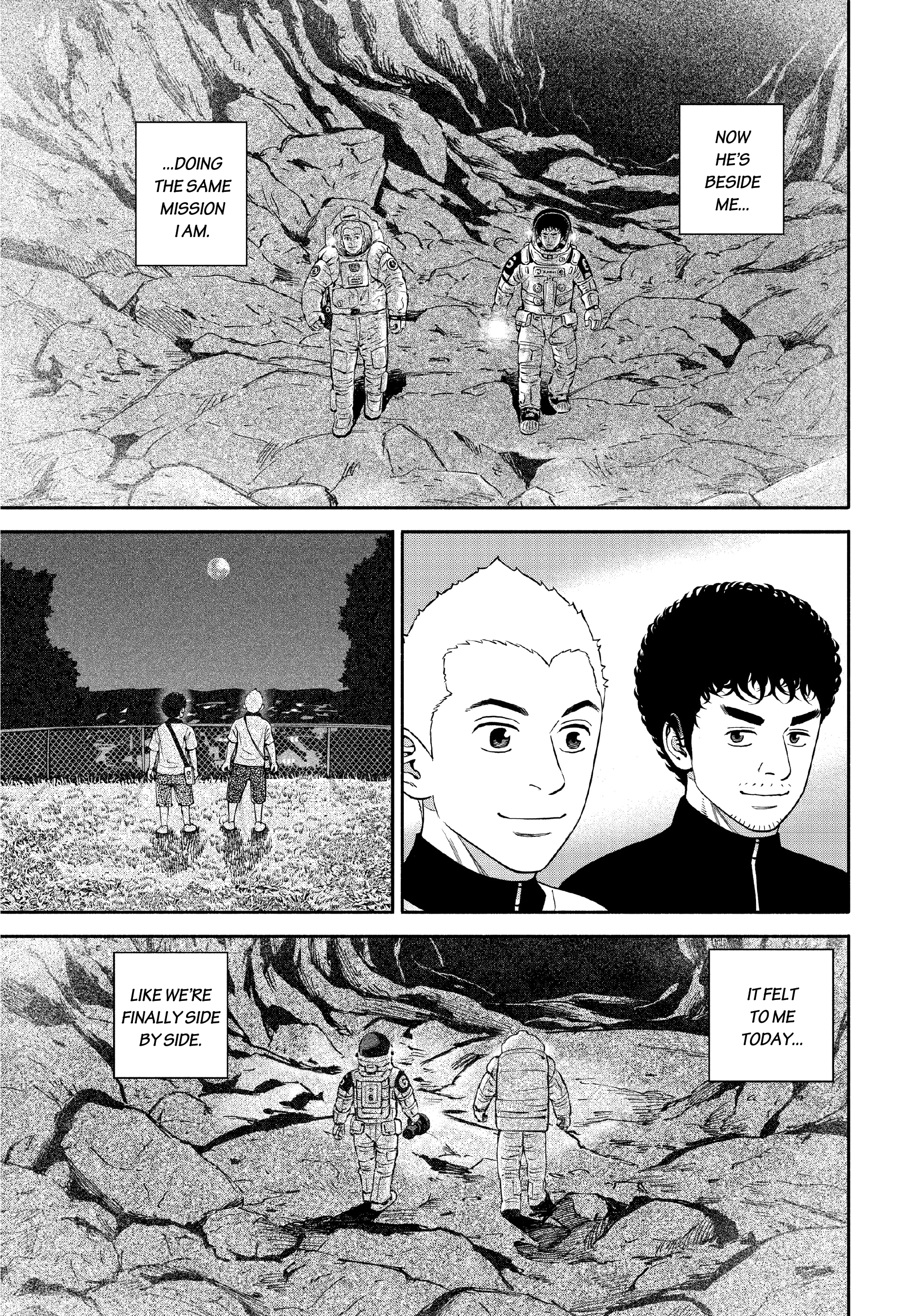 Uchuu Kyoudai - Digital Colored Comics Chapter 386 page 22 - 