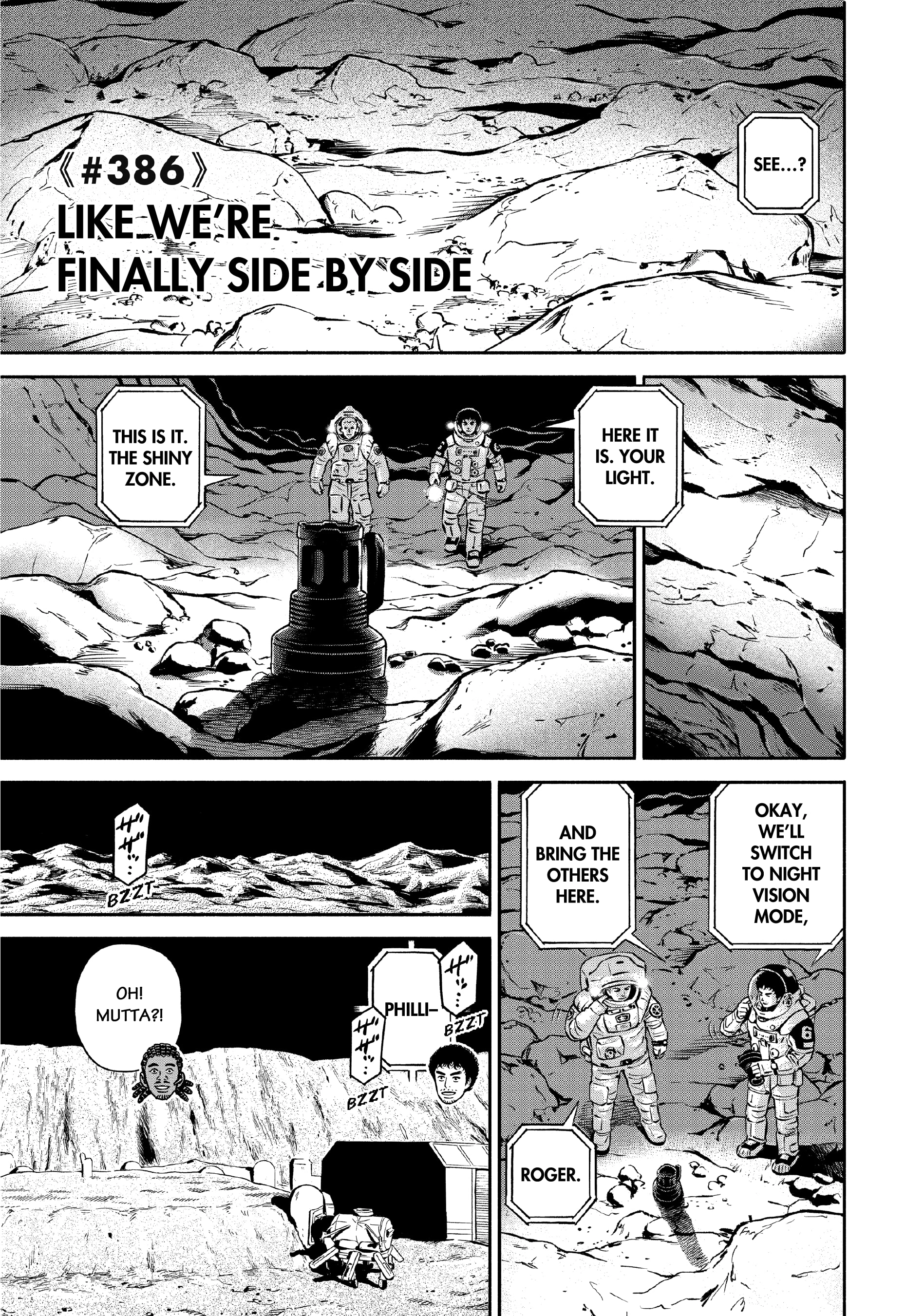 Uchuu Kyoudai - Digital Colored Comics Chapter 386 page 6 - 