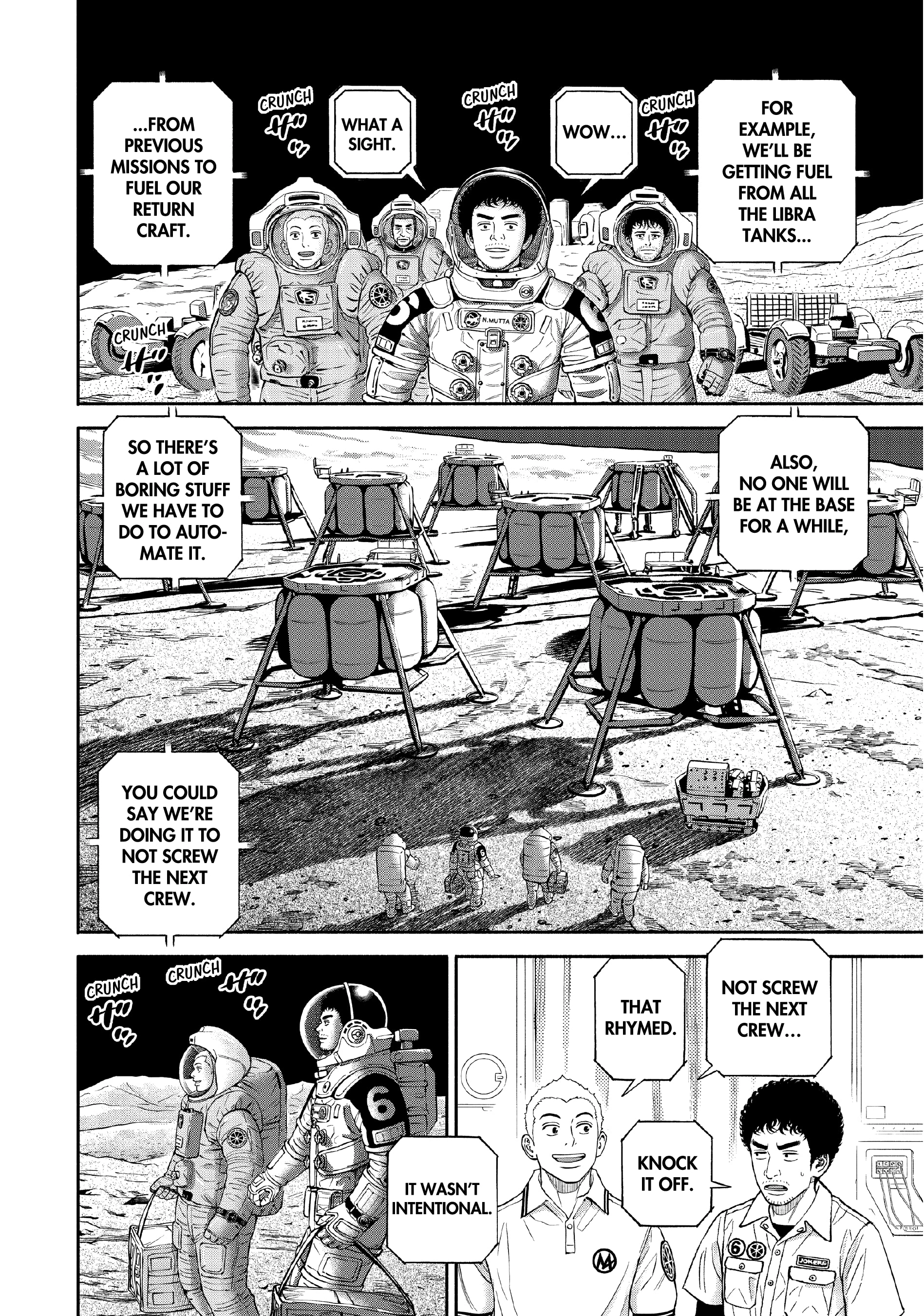 Uchuu Kyoudai - Digital Colored Comics Chapter 388 page 18 - 