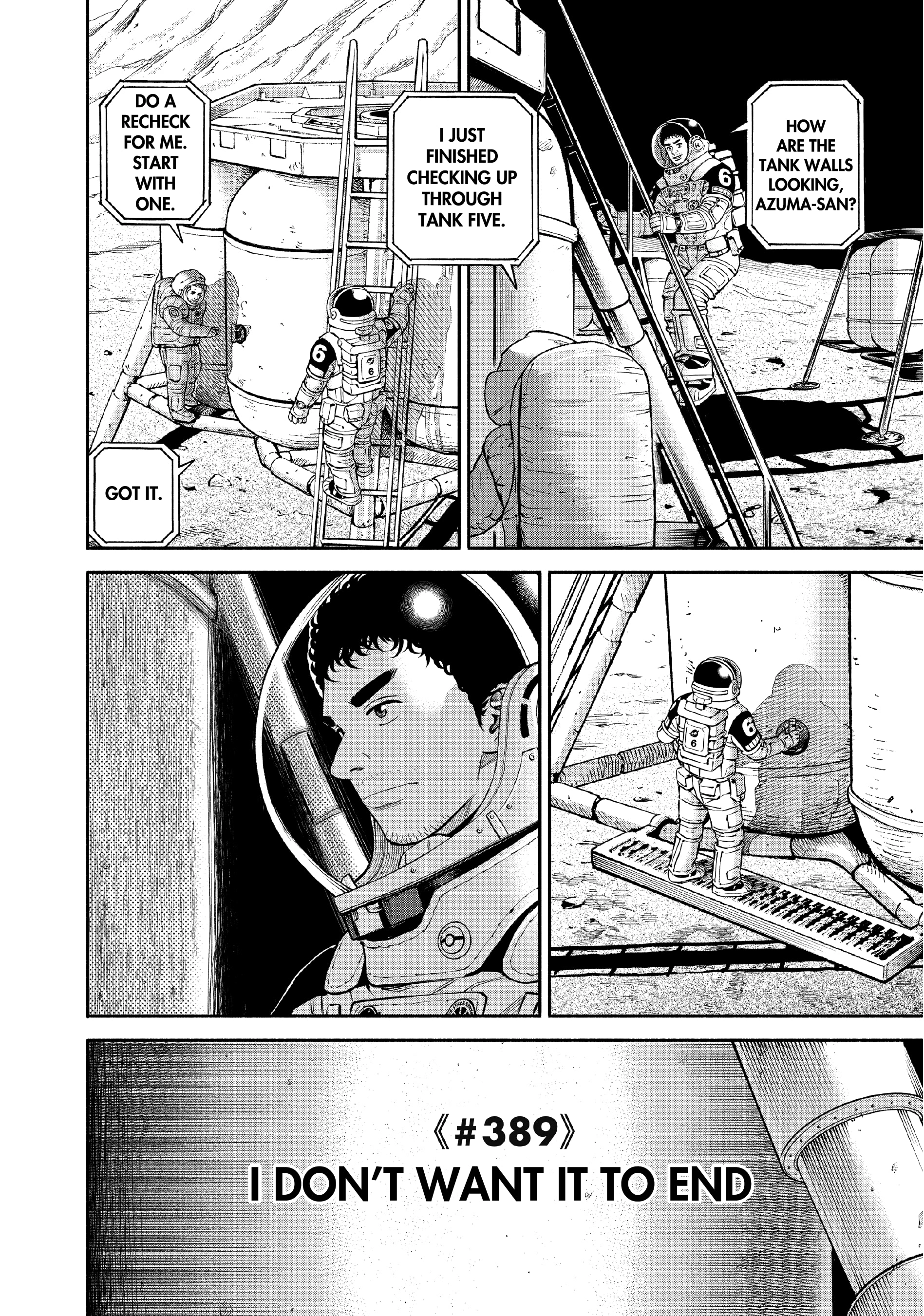 Uchuu Kyoudai - Digital Colored Comics Chapter 389 page 2 - 