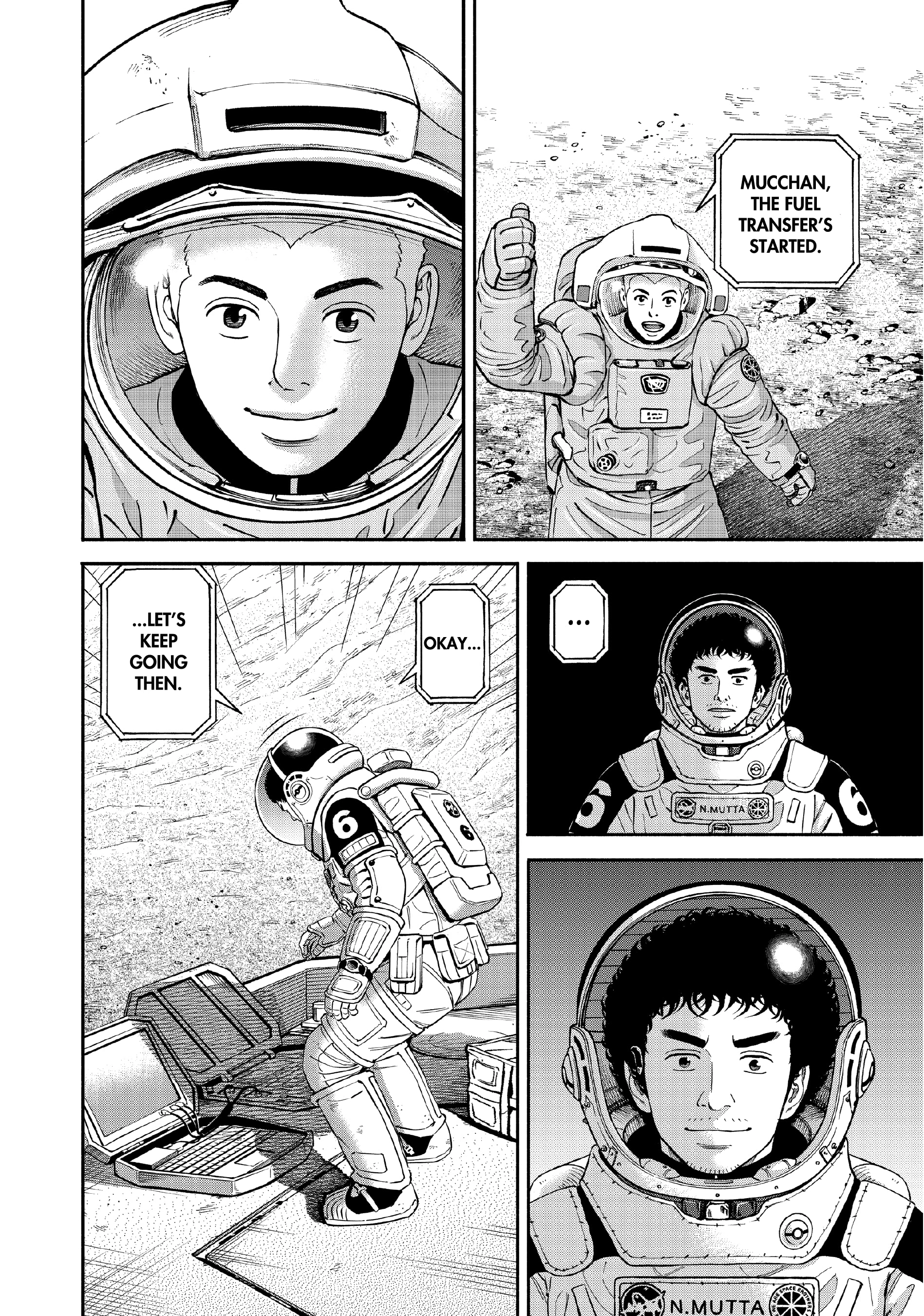 Uchuu Kyoudai - Digital Colored Comics Chapter 389 page 18 - 