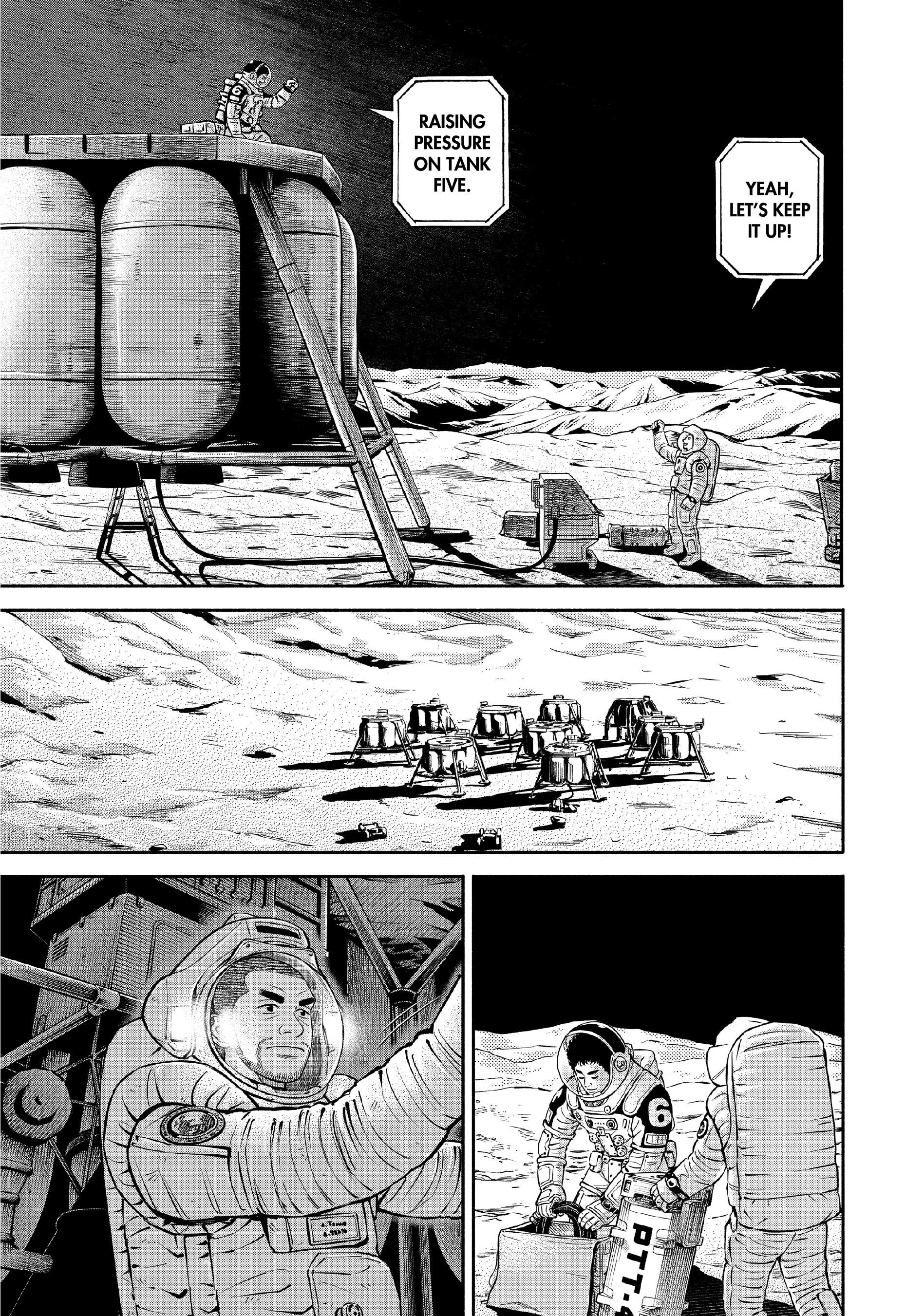 Uchuu Kyoudai - Digital Colored Comics Chapter 389 page 19 - 