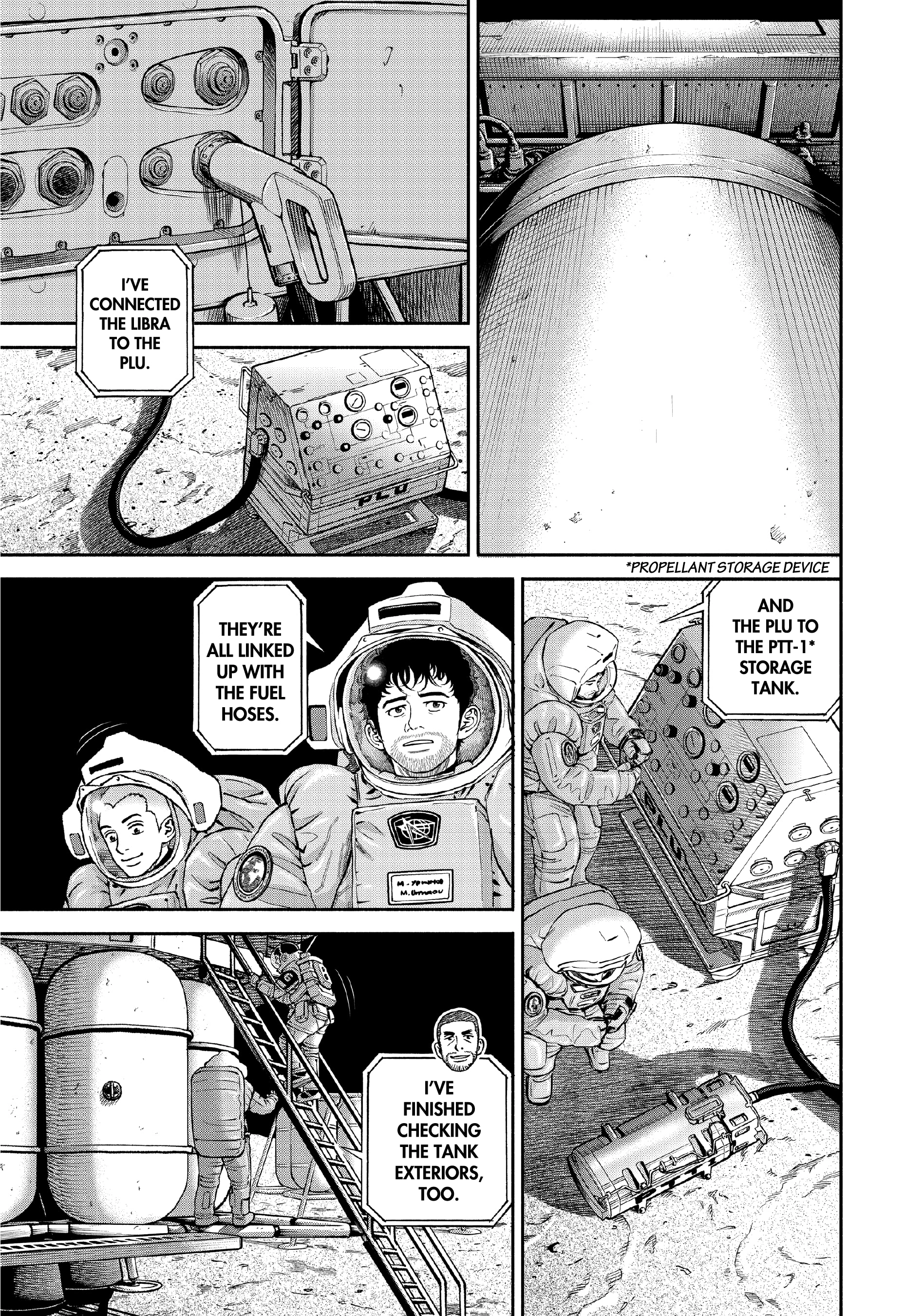 Uchuu Kyoudai - Digital Colored Comics Chapter 389 page 7 - 