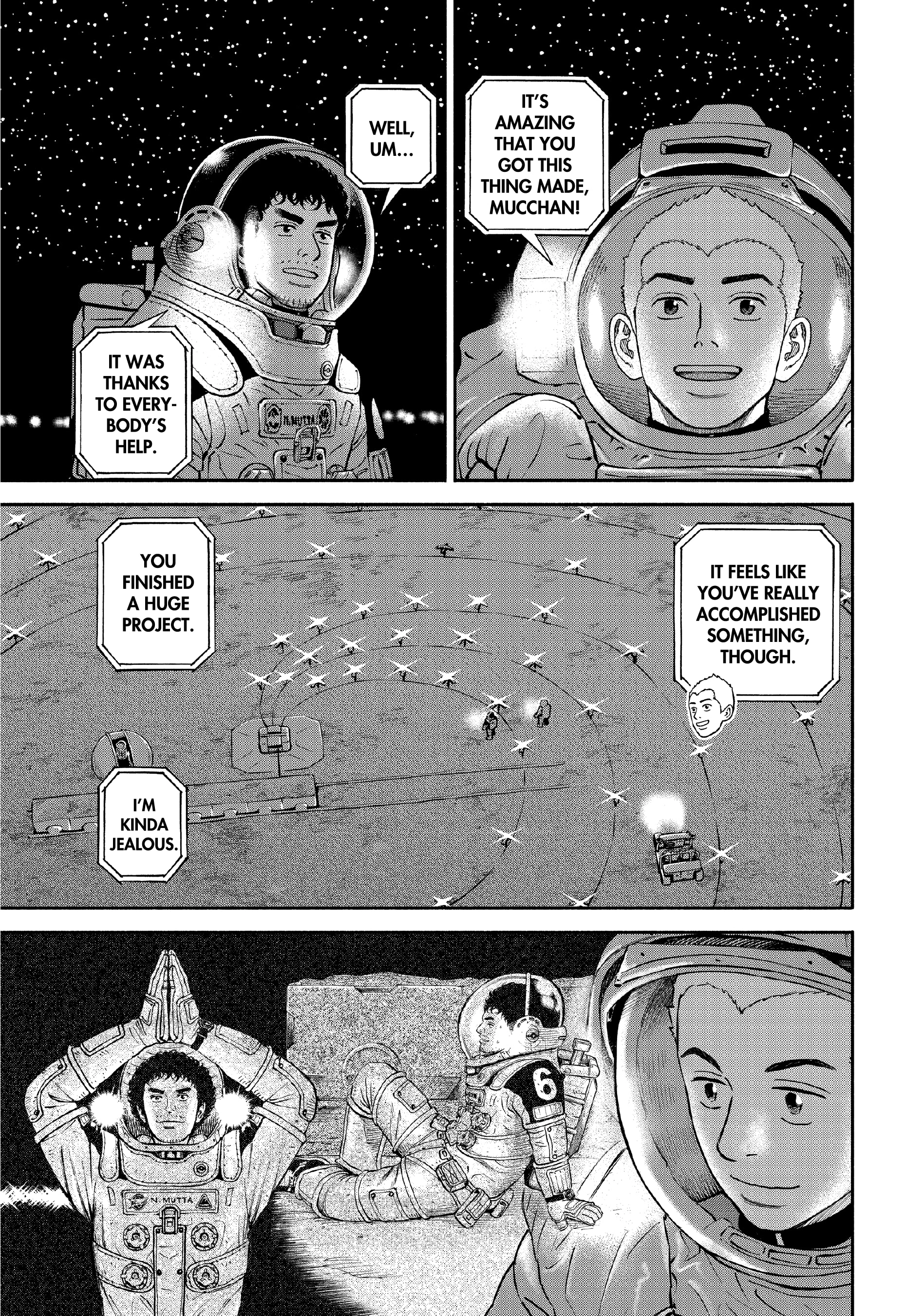Uchuu Kyoudai - Digital Colored Comics Chapter 390 page 11 - 