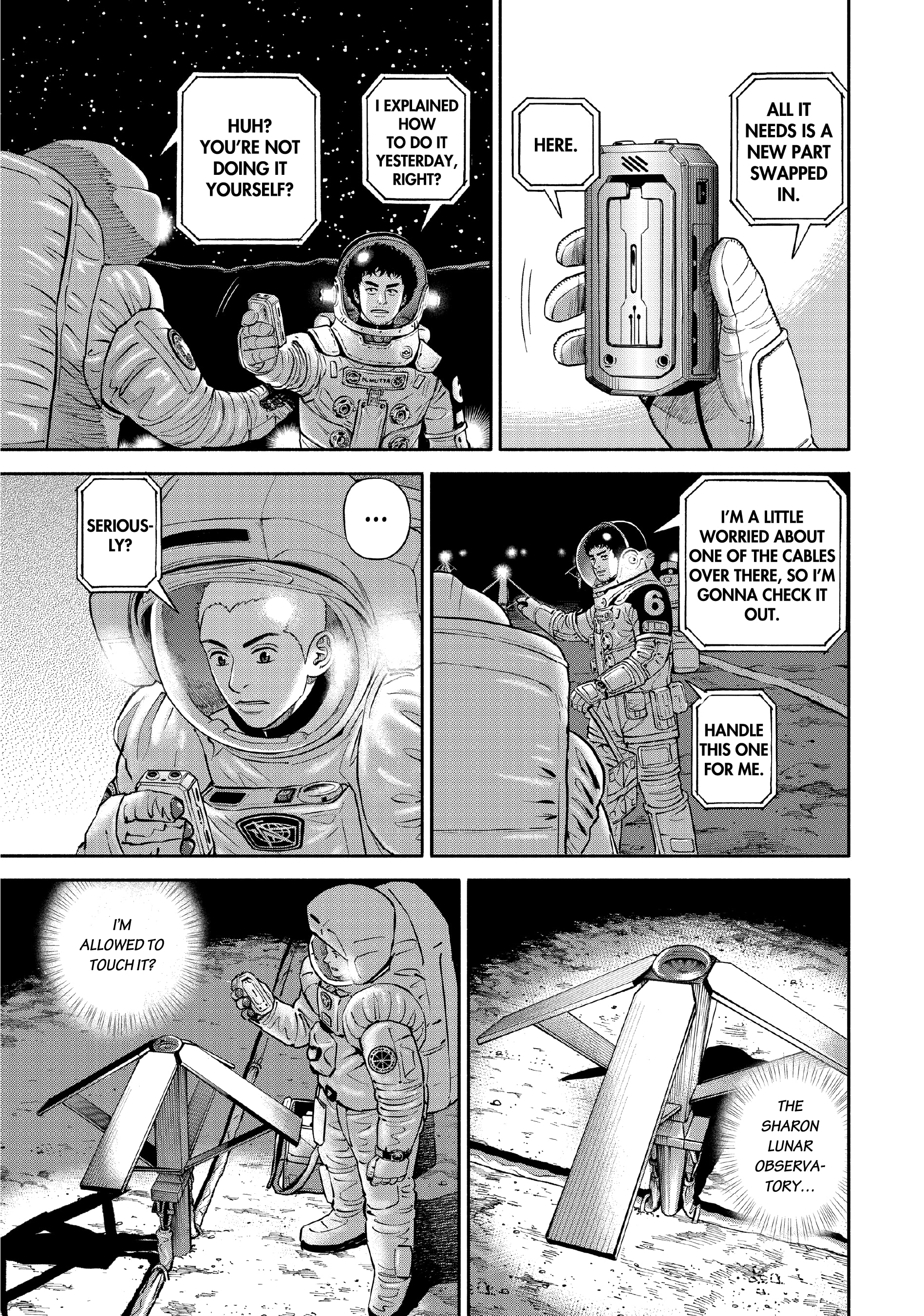 Uchuu Kyoudai - Digital Colored Comics Chapter 390 page 13 - 