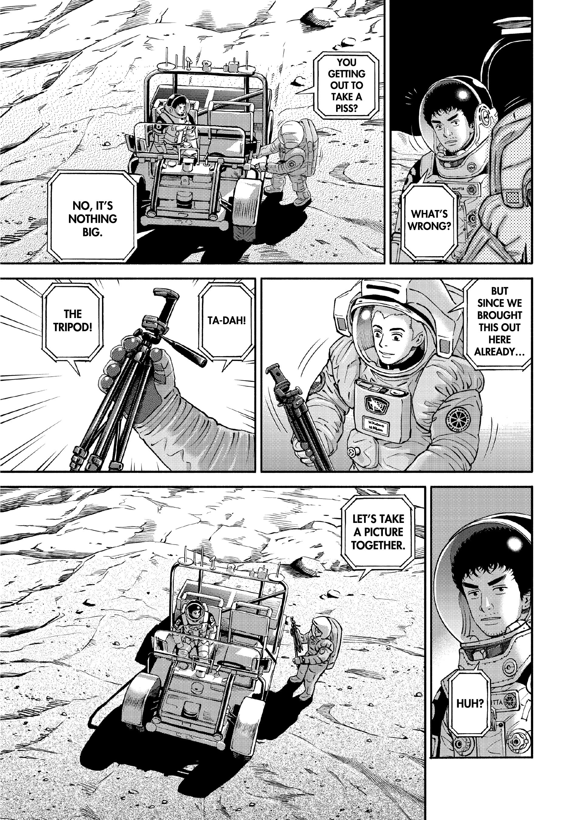 Uchuu Kyoudai - Digital Colored Comics Chapter 390 page 19 - 