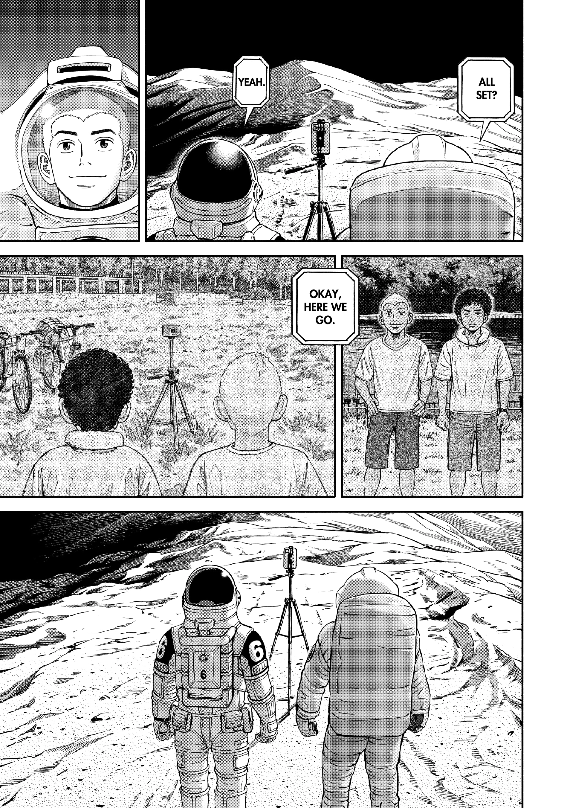 Uchuu Kyoudai - Digital Colored Comics Chapter 390 page 21 - 