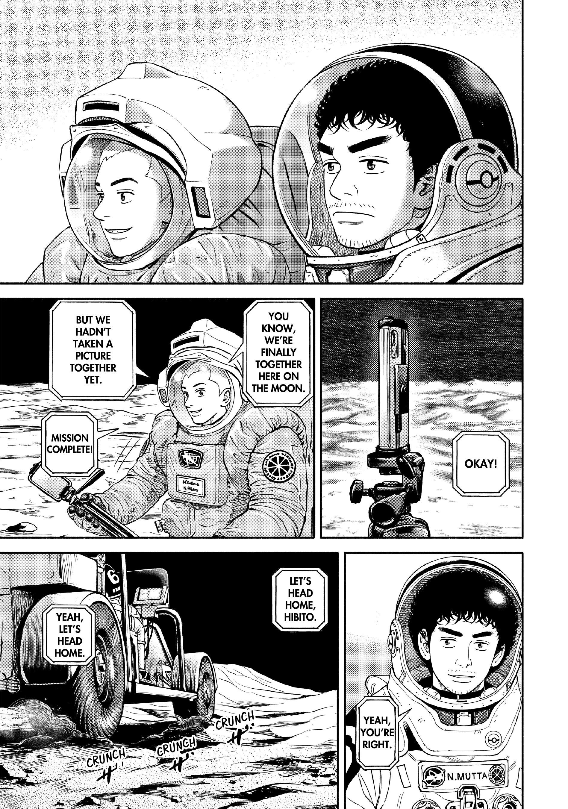 Uchuu Kyoudai - Digital Colored Comics Chapter 390 page 23 - 