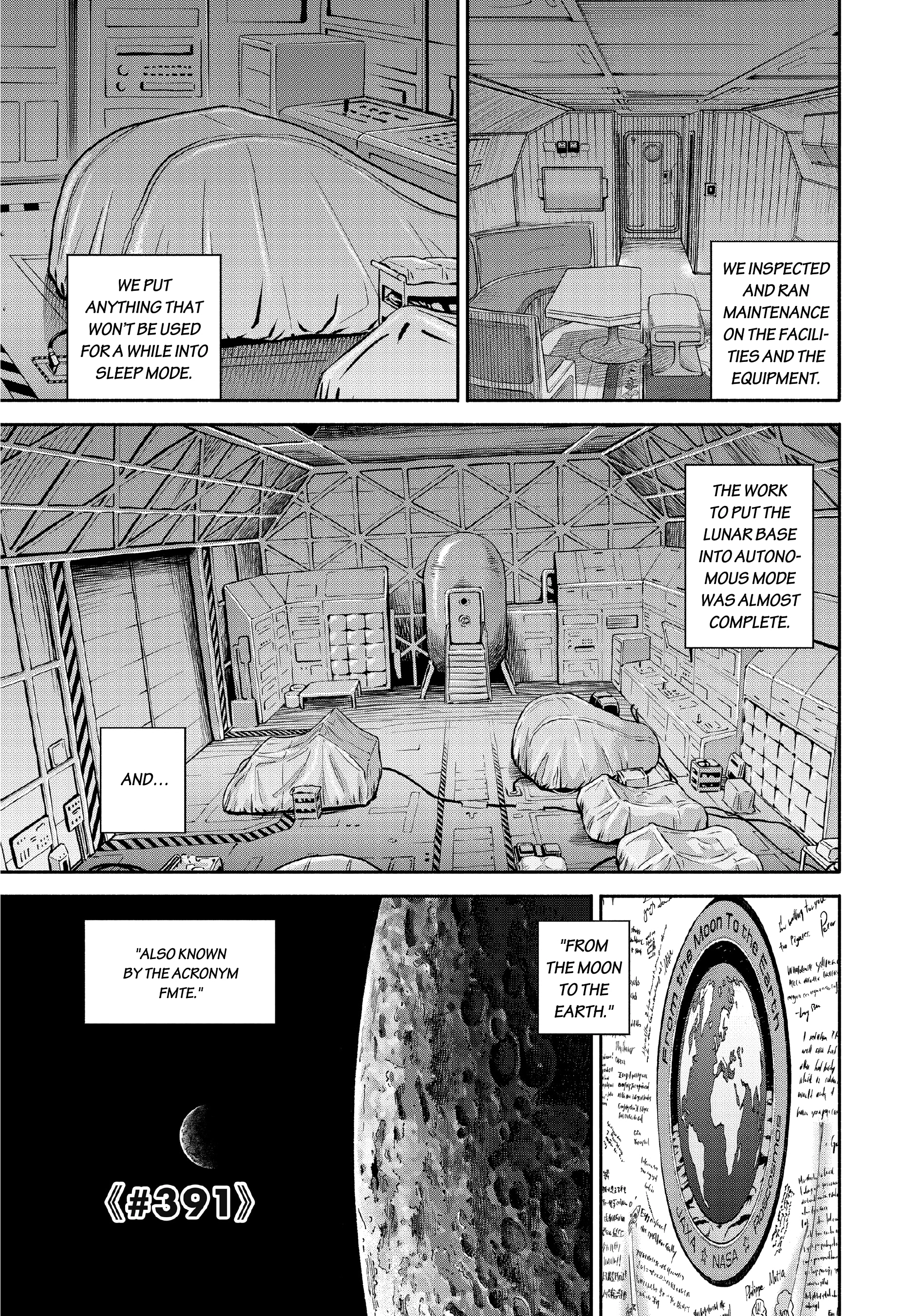 Uchuu Kyoudai - Digital Colored Comics Chapter 391 page 1 - 