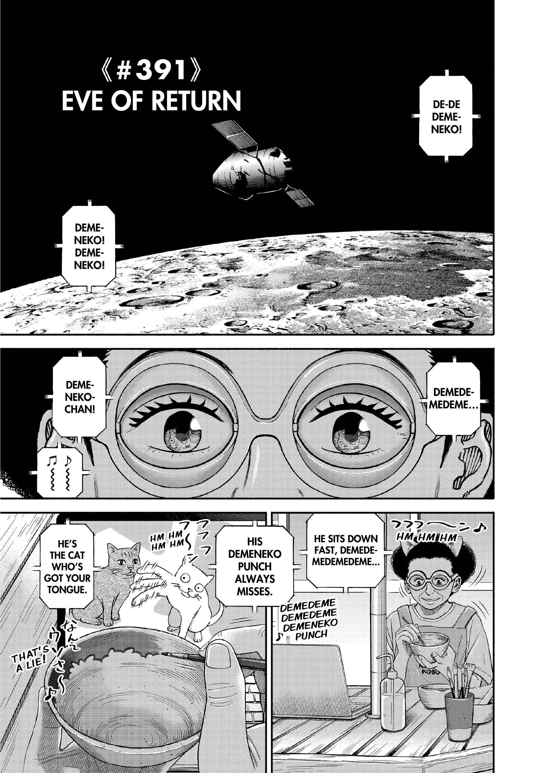 Uchuu Kyoudai - Digital Colored Comics Chapter 391 page 3 - 