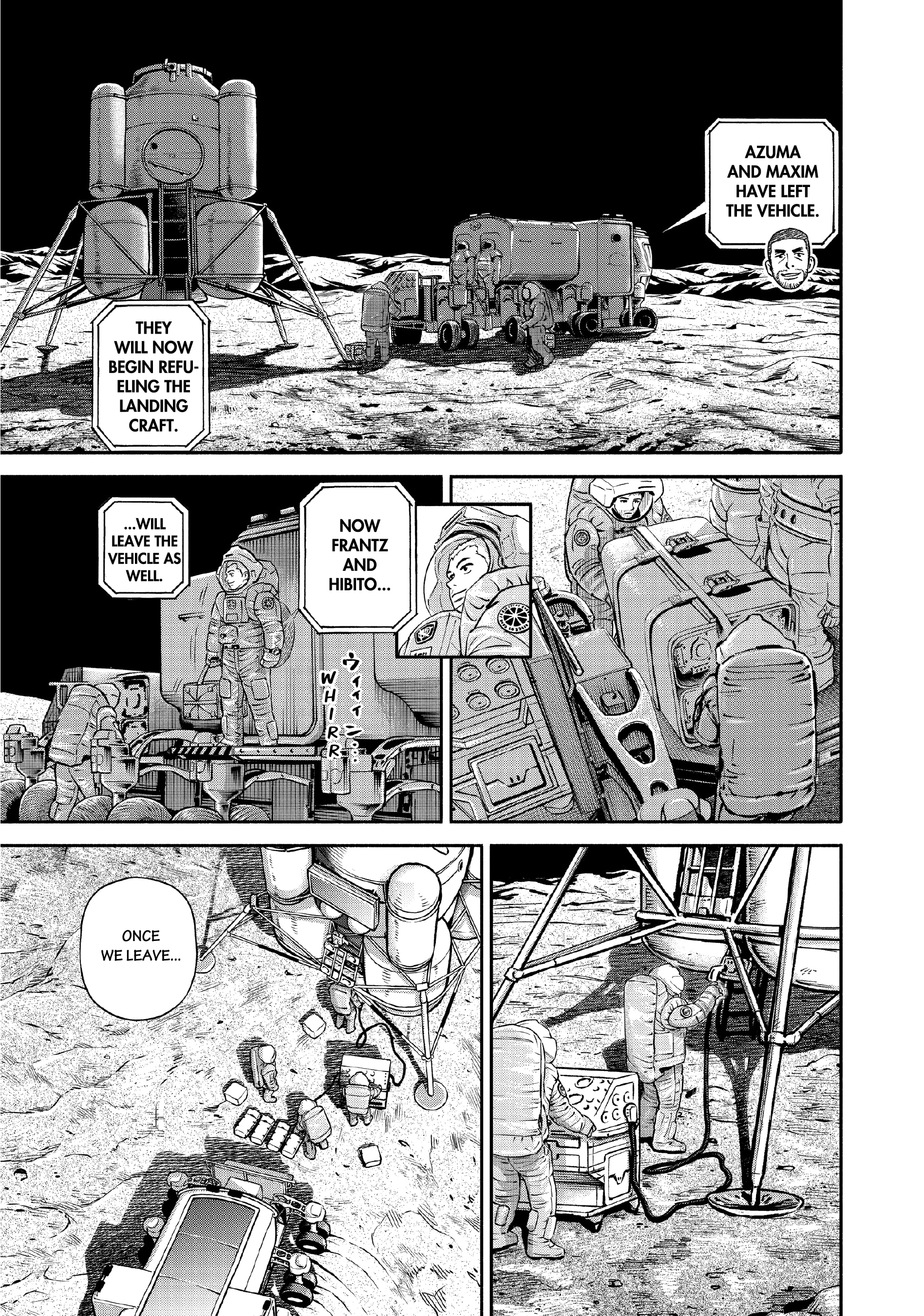 Uchuu Kyoudai - Digital Colored Comics Chapter 392 page 14 - 