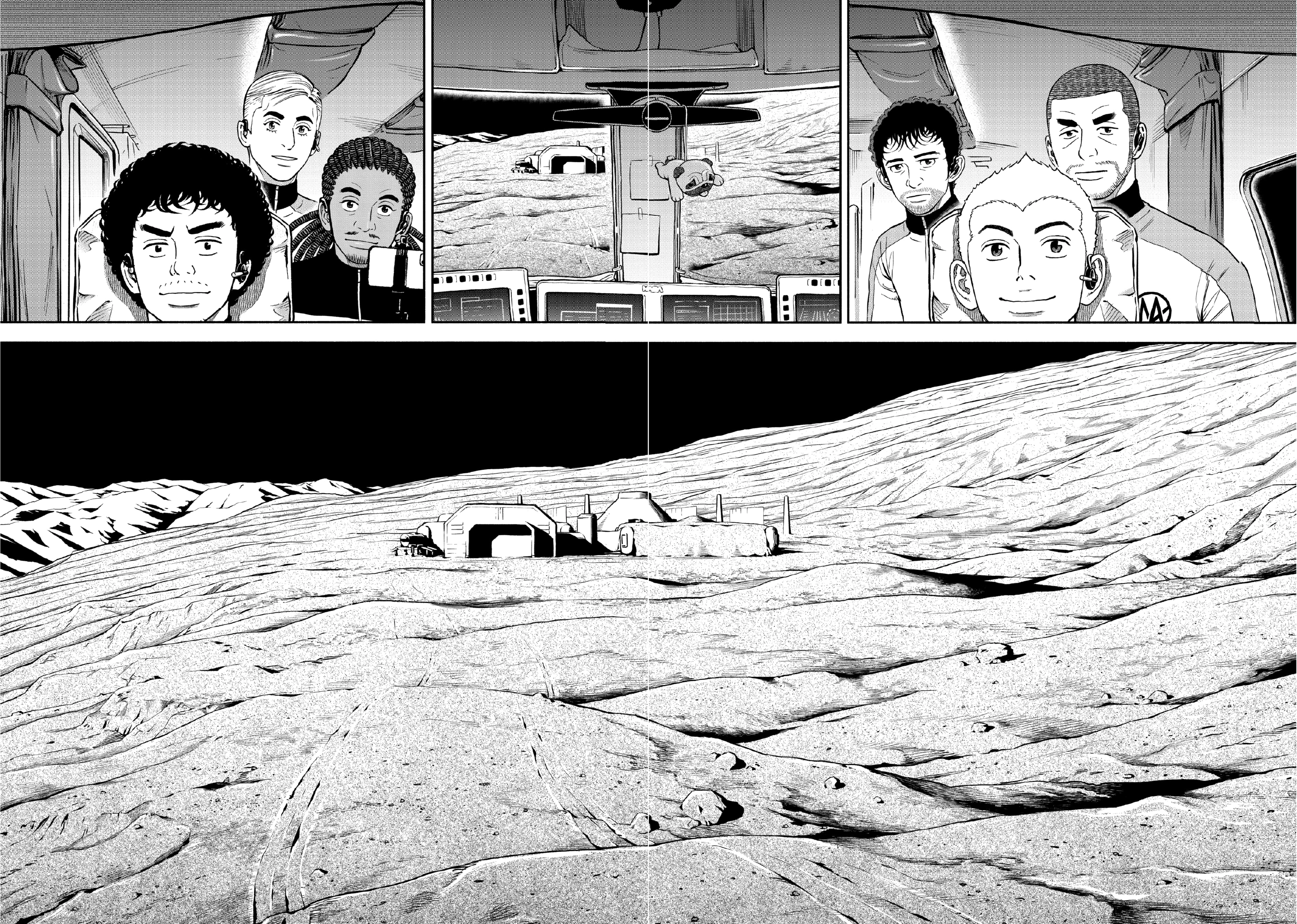 Uchuu Kyoudai - Digital Colored Comics Chapter 392 page 10 - 