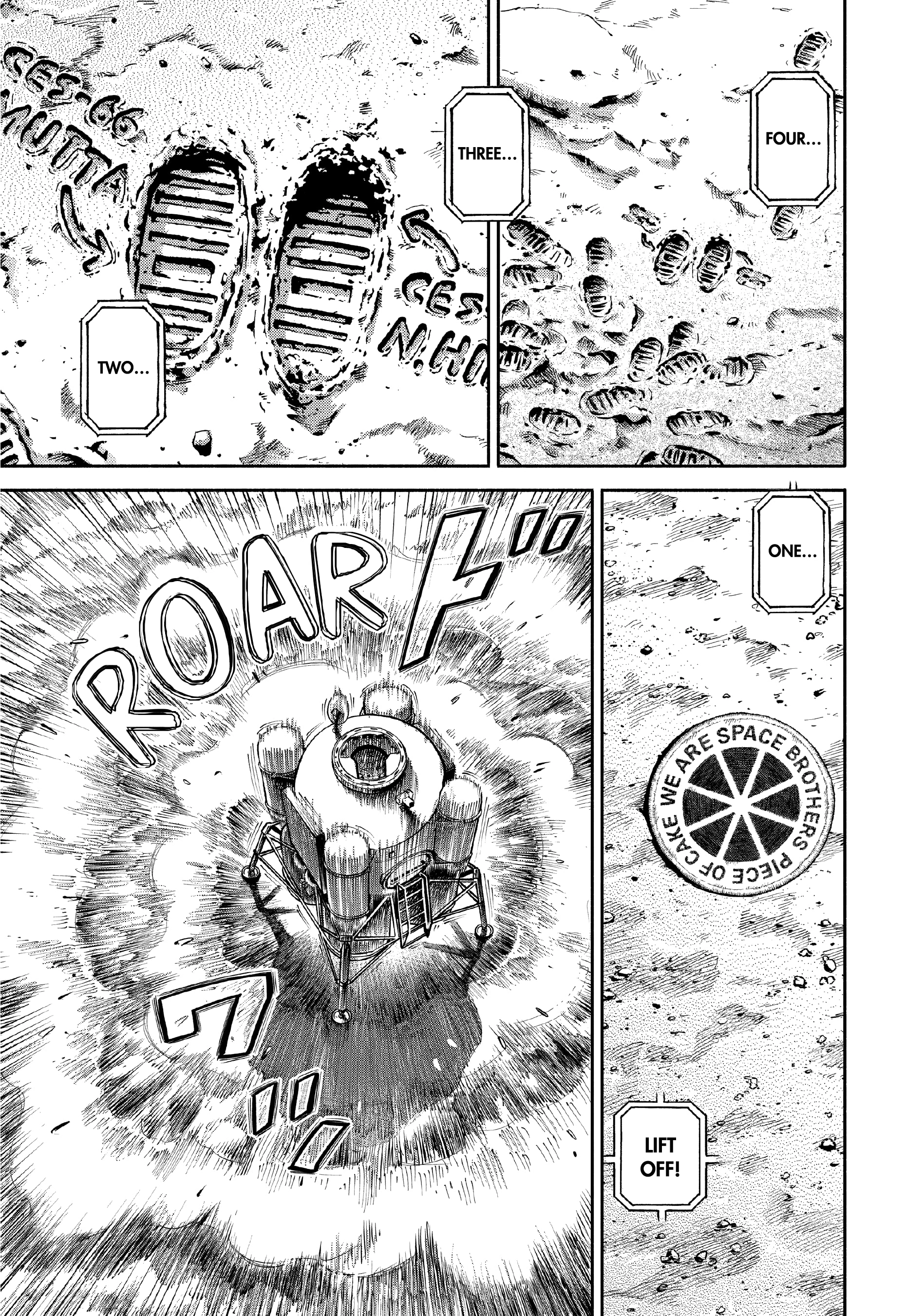Uchuu Kyoudai - Digital Colored Comics Chapter 393 page 13 - 