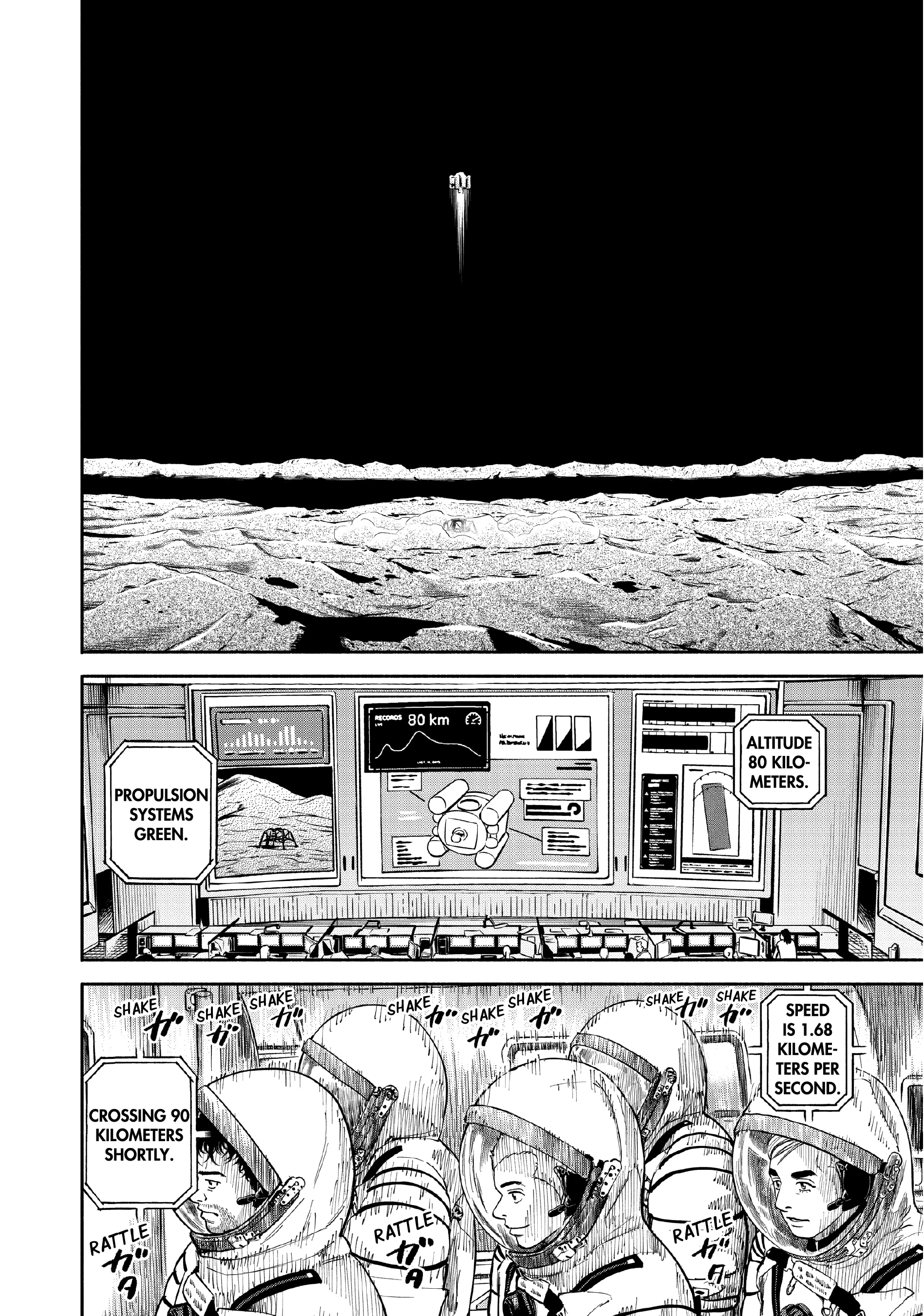Uchuu Kyoudai - Digital Colored Comics Chapter 393 page 16 - 