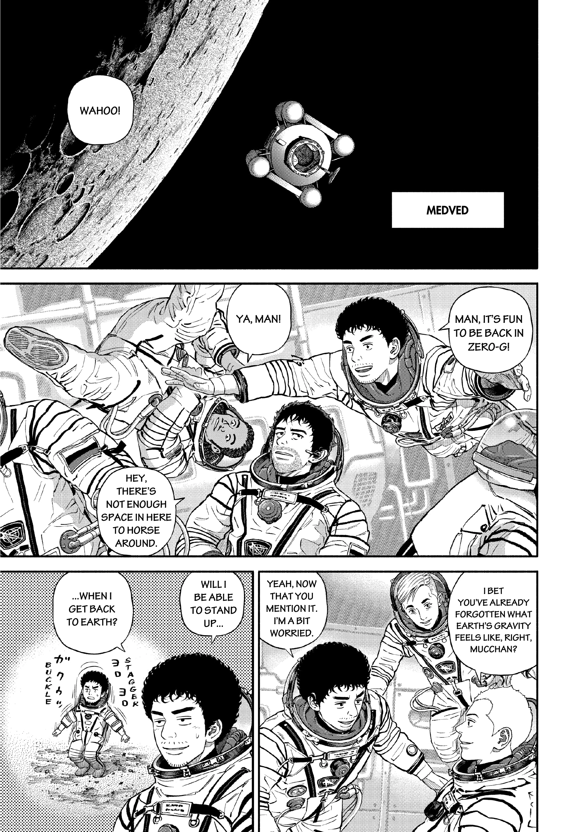 Uchuu Kyoudai - Digital Colored Comics Chapter 394 page 11 - 