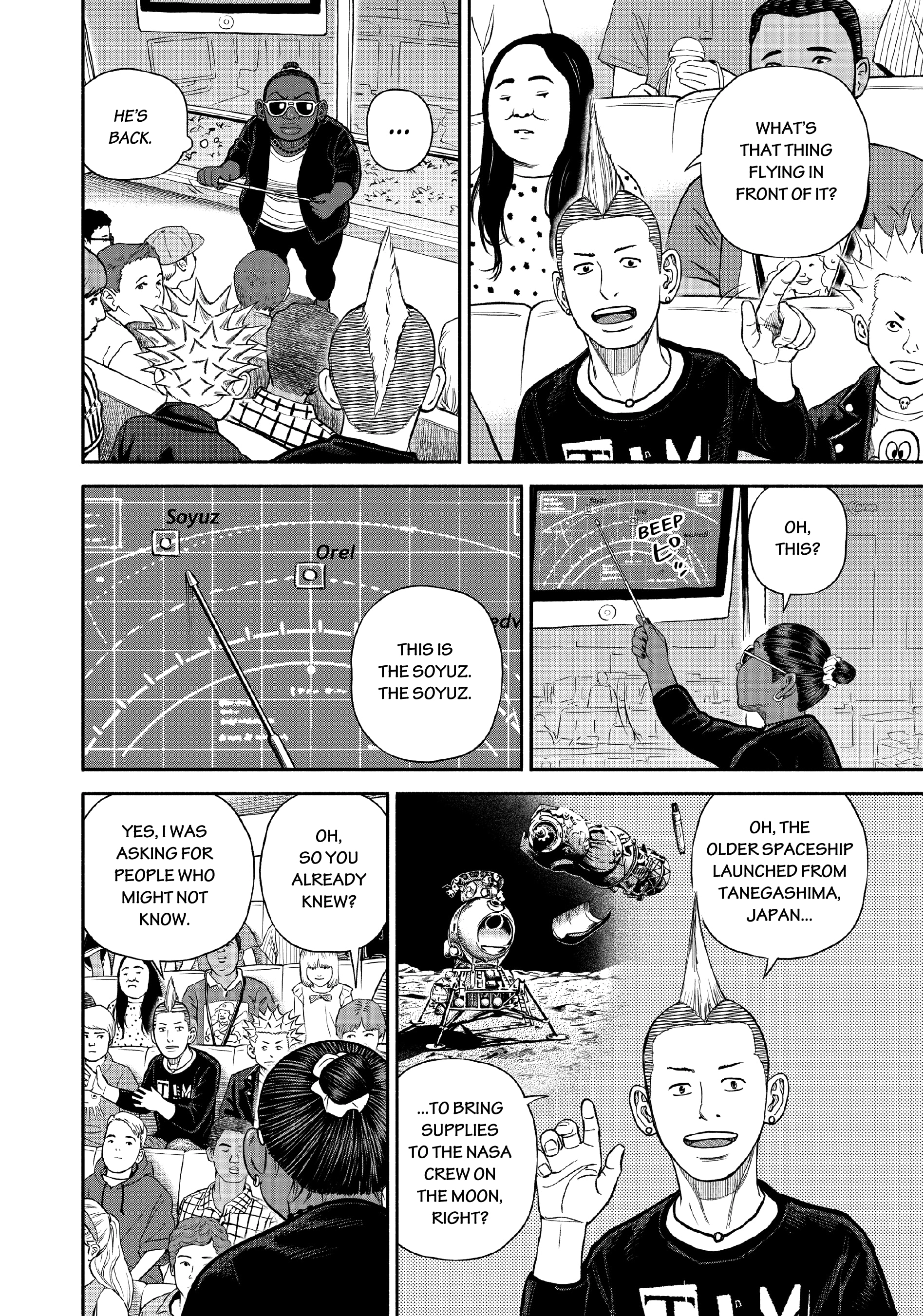 Uchuu Kyoudai - Digital Colored Comics Chapter 394 page 6 - 