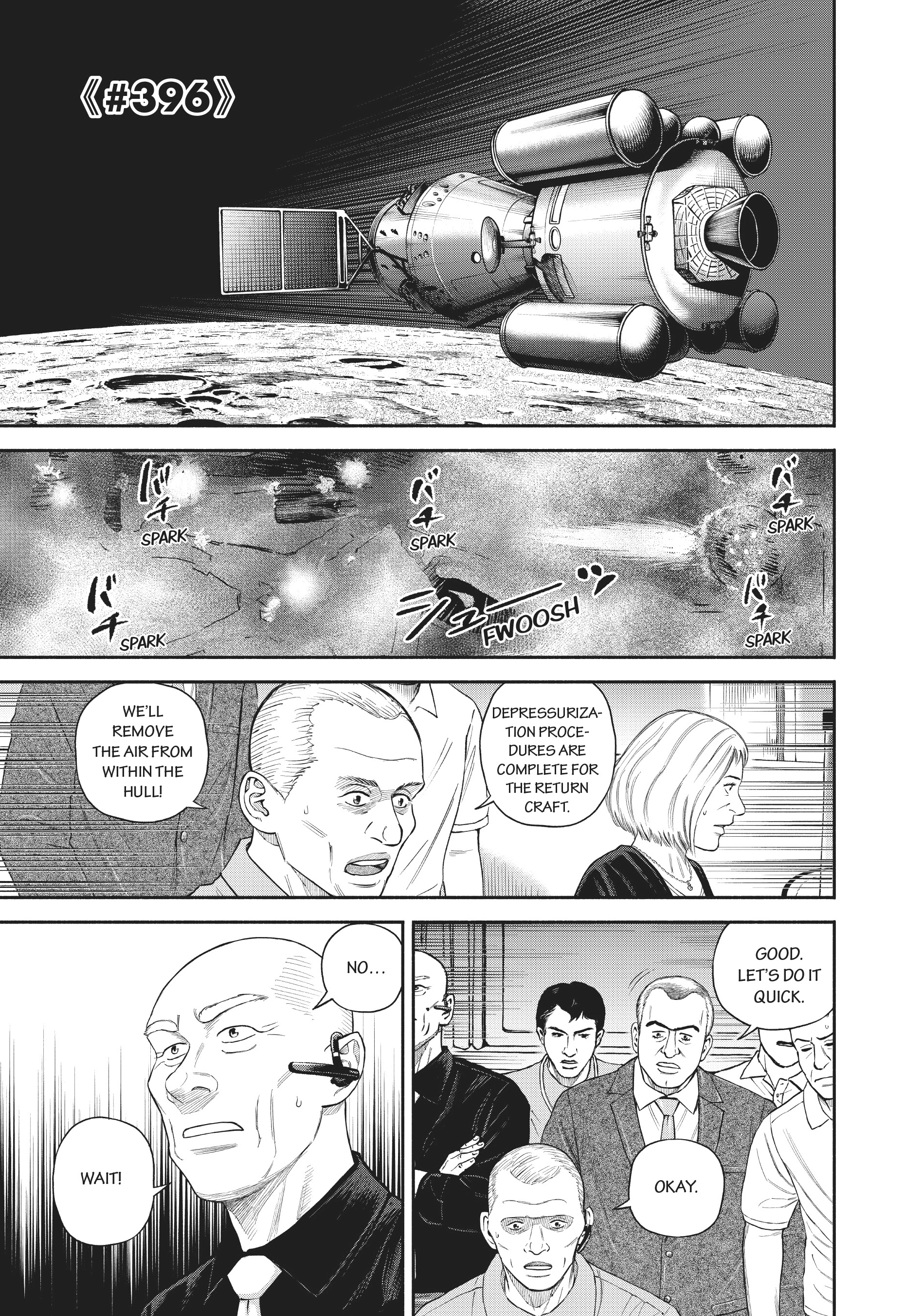 Uchuu Kyoudai - Digital Colored Comics Chapter 396 page 1 - 